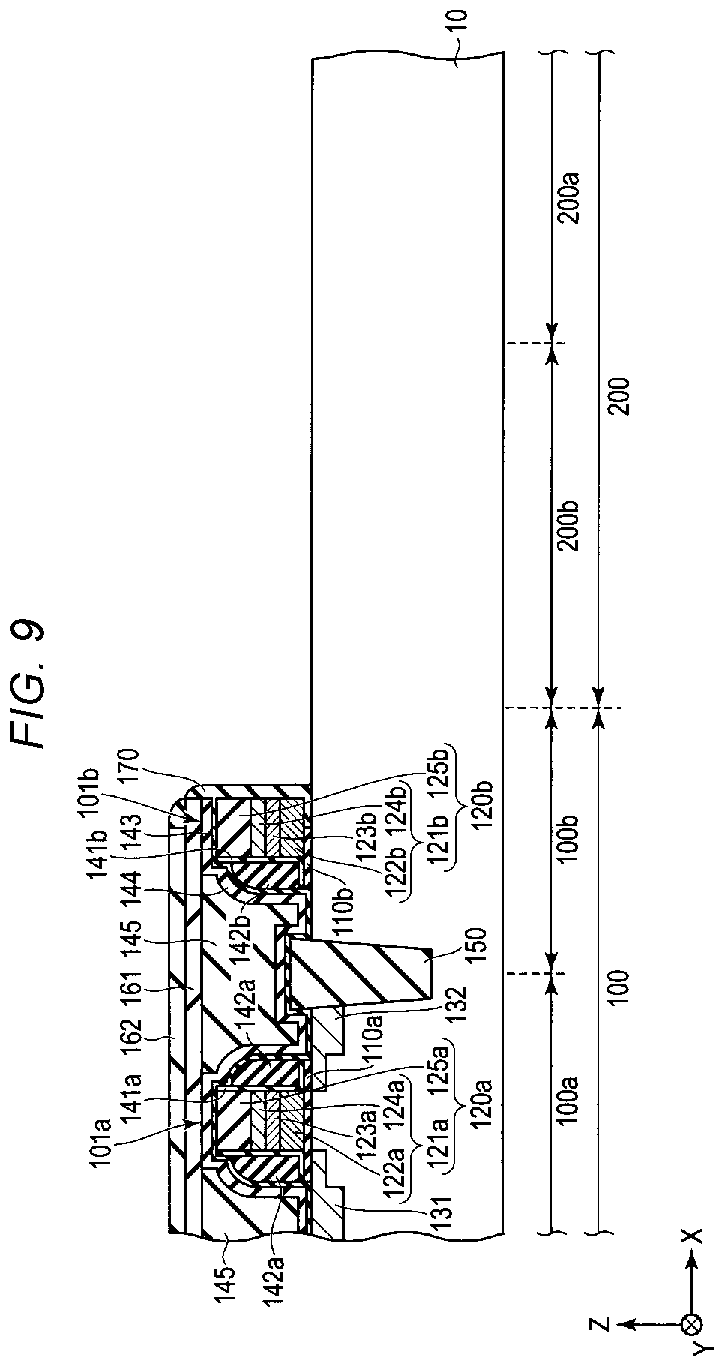 Patent US11784231 Figure 10 – Semiconductor device with dummy gates in peripheral region