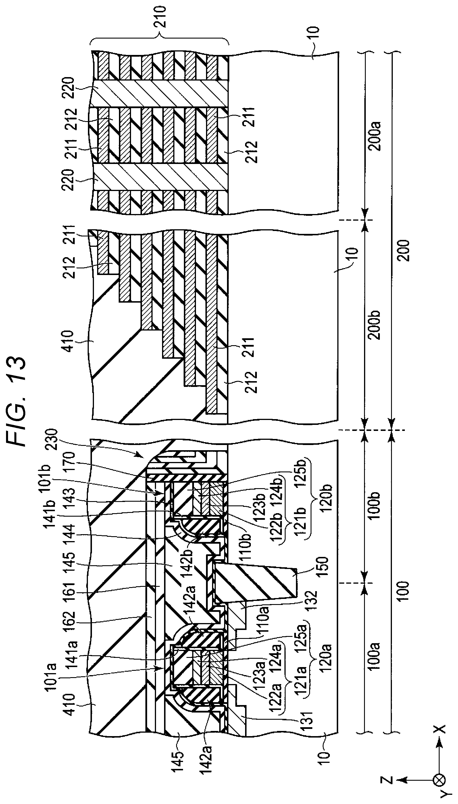 Patent US11784231 Figure 14 – Semiconductor device with dummy gates in peripheral region
