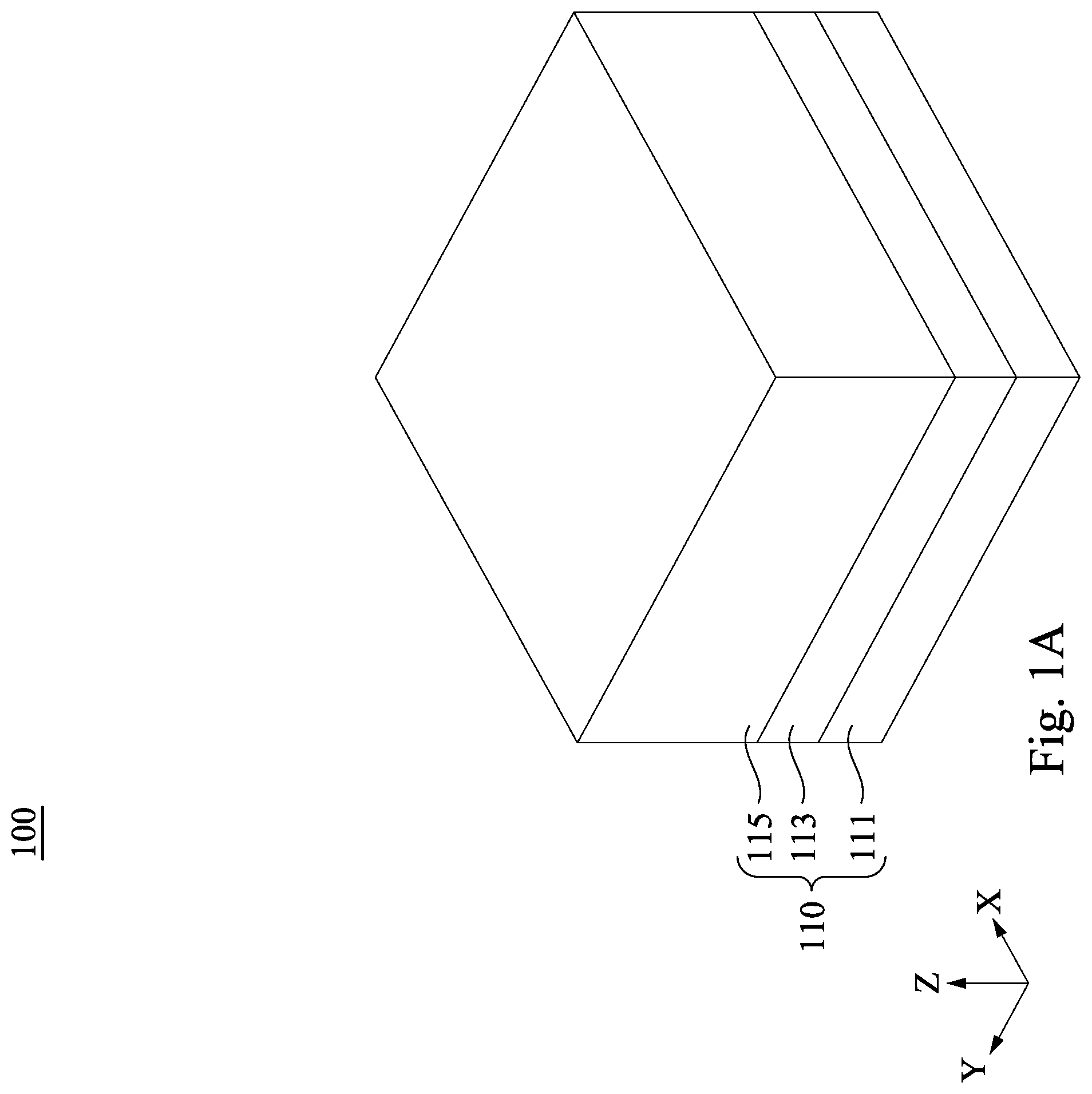 Patent US11784233 Figure 1 – Integrated circuit structure with backside via rail