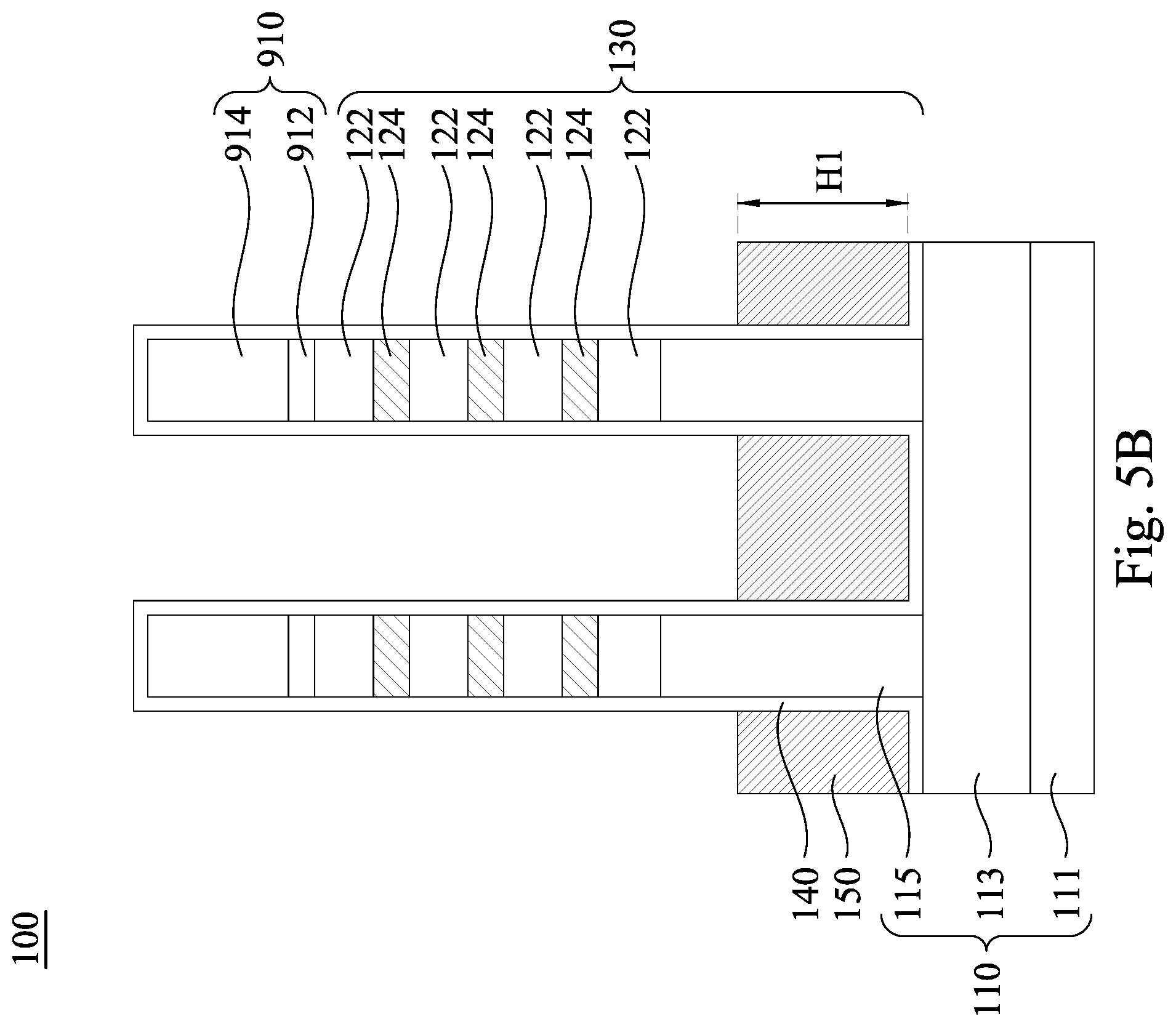 Patent US11784233 Figure 10 – Integrated circuit structure with backside via rail