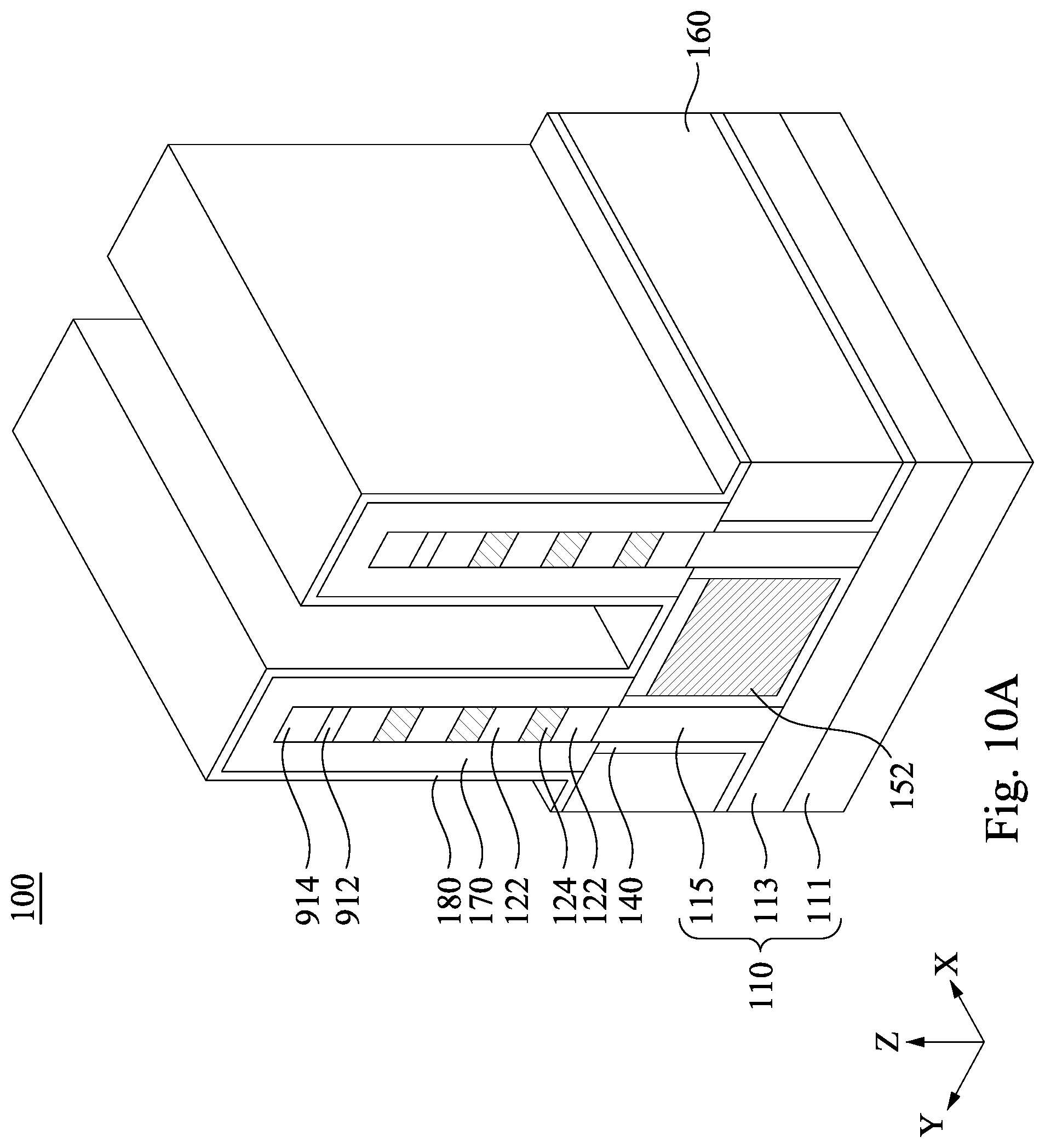 Patent US11784233 Figure 19 – Integrated circuit structure with backside via rail