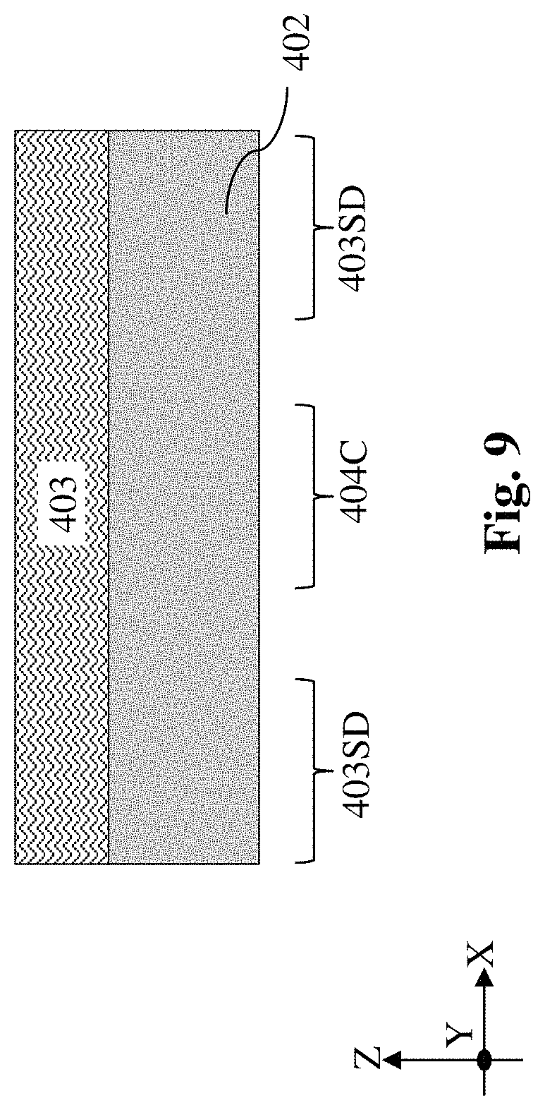 Patent US11784234 Figure 10 – Ferroelectric channel field effect transistor