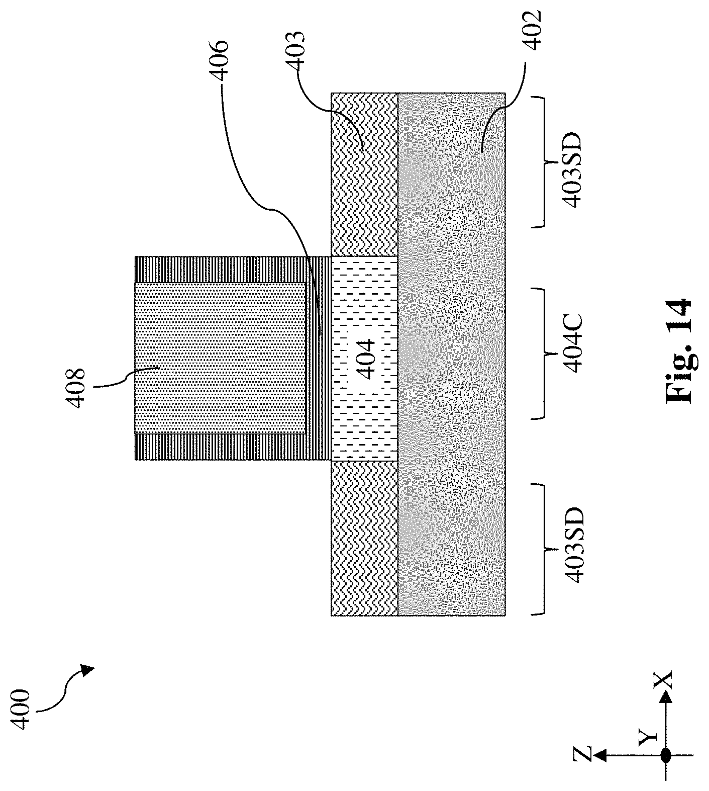 Patent US11784234 Figure 15 – Ferroelectric channel field effect transistor