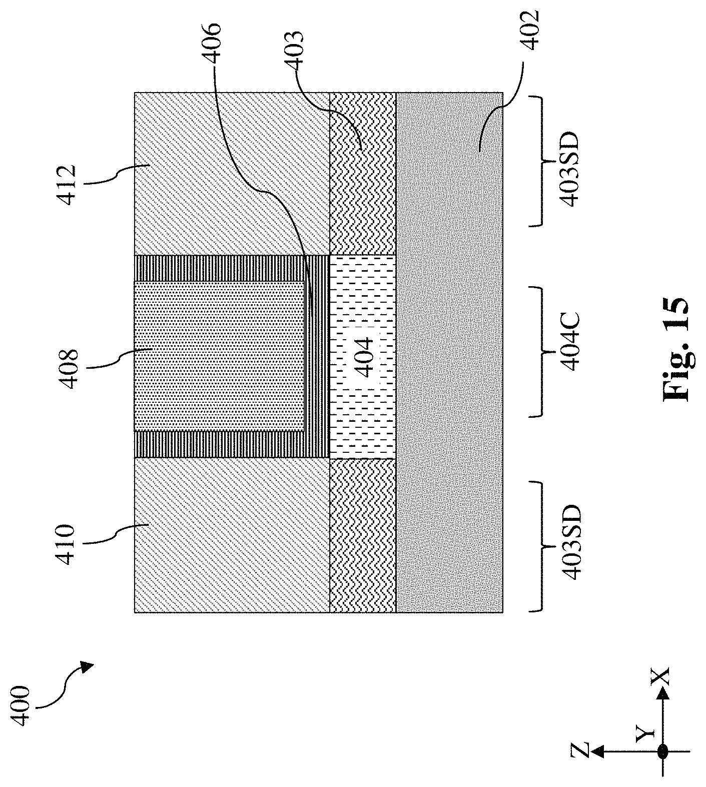 Patent US11784234 Figure 16 – Ferroelectric channel field effect transistor