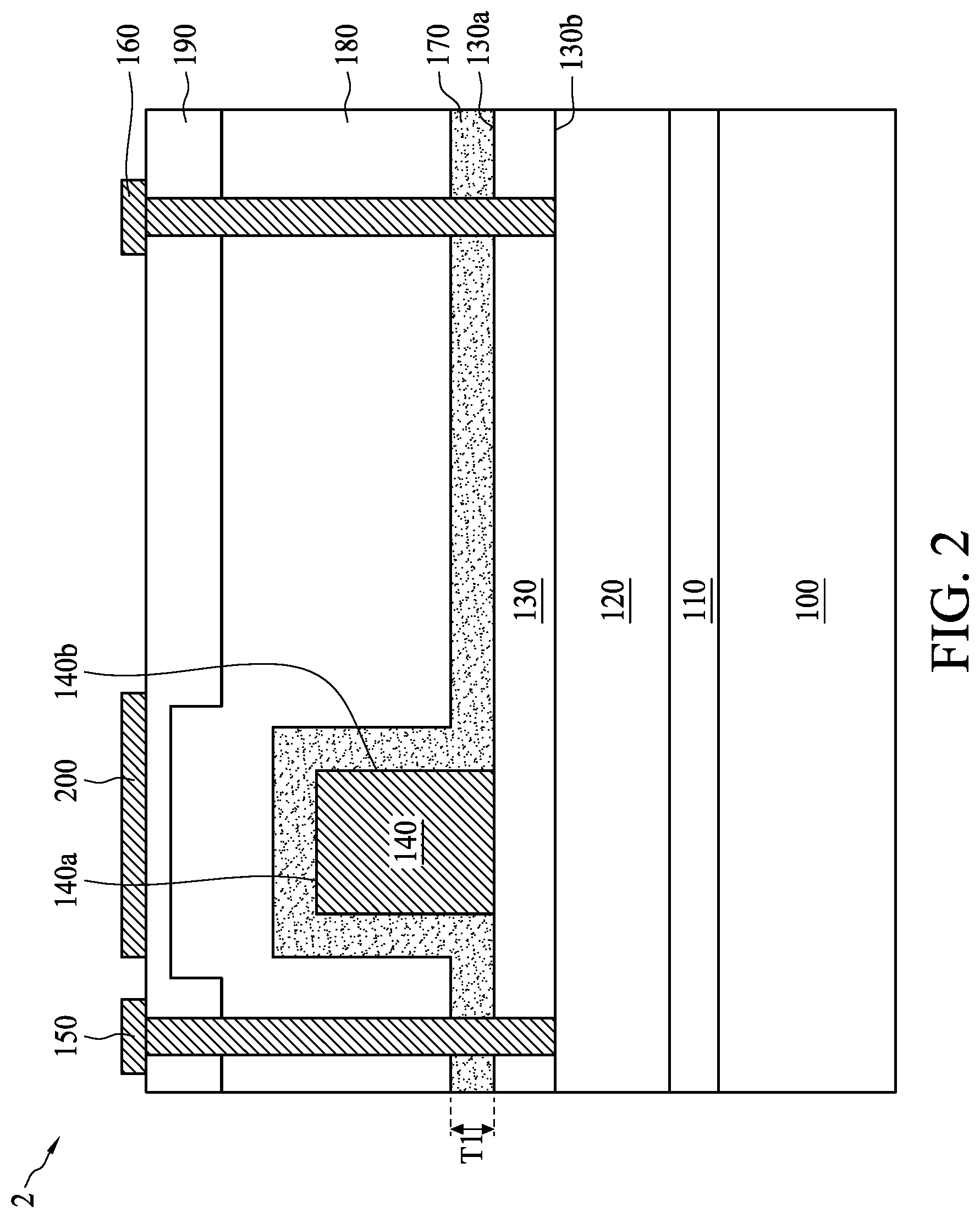 Patent US11784237 Figure 2 – Semiconductor devices and methods of manufacturing the same