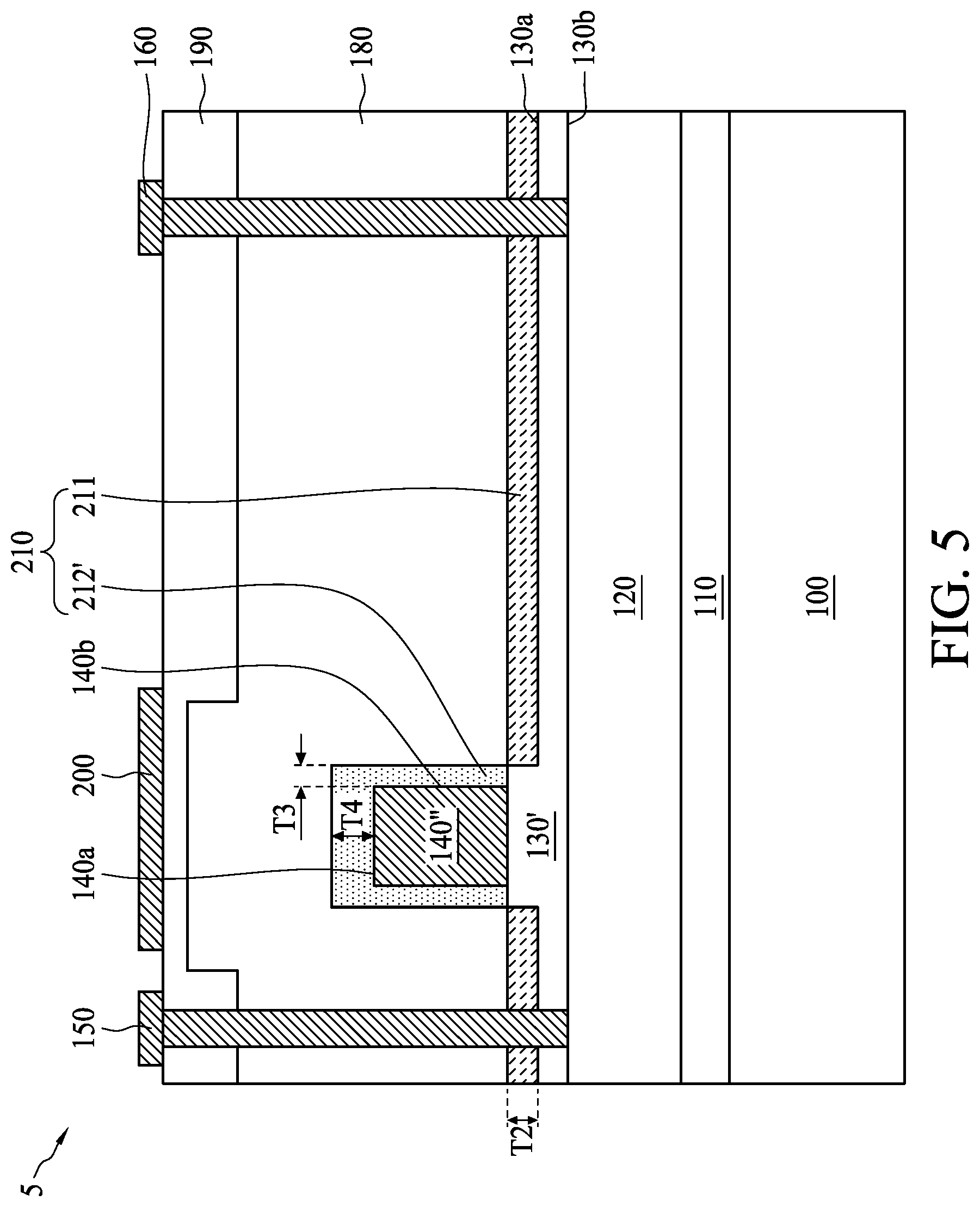 Patent US11784237 Figure 5 – Semiconductor devices and methods of manufacturing the same
