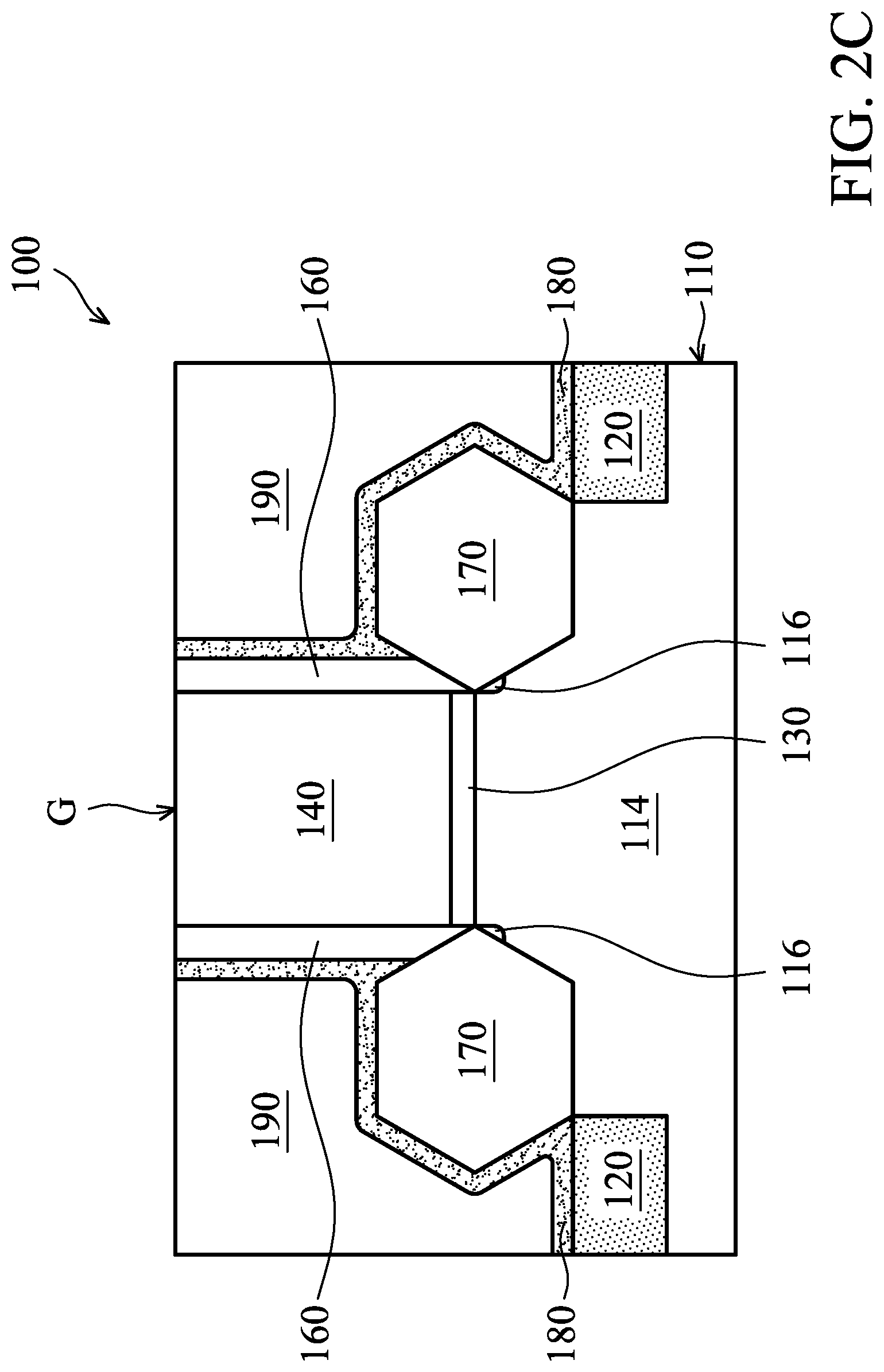 Patent US11784240 Figure 6 – Semiconductor device structure with barrier layer