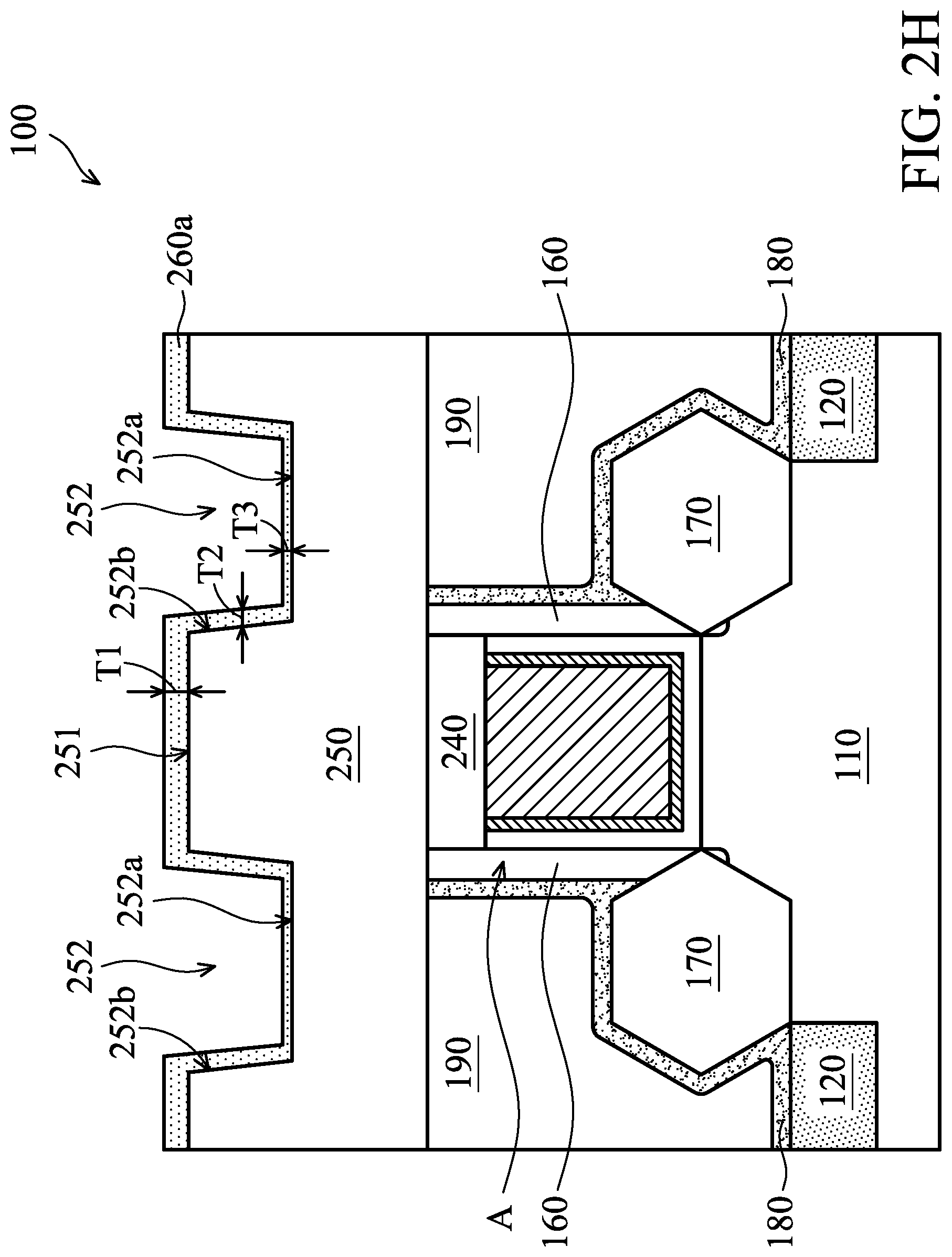 Patent US11784240 Figure 11 – Semiconductor device structure with barrier layer