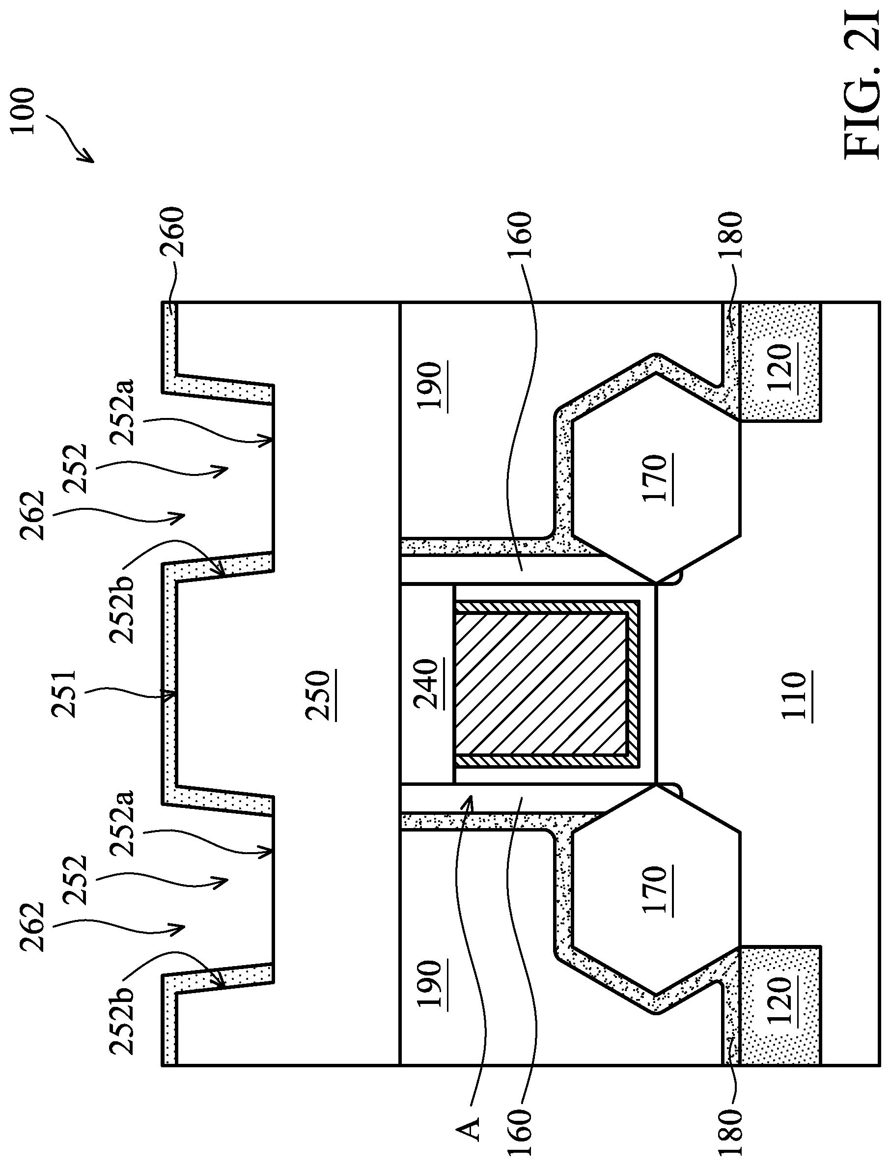 Patent US11784240 Figure 12 – Semiconductor device structure with barrier layer