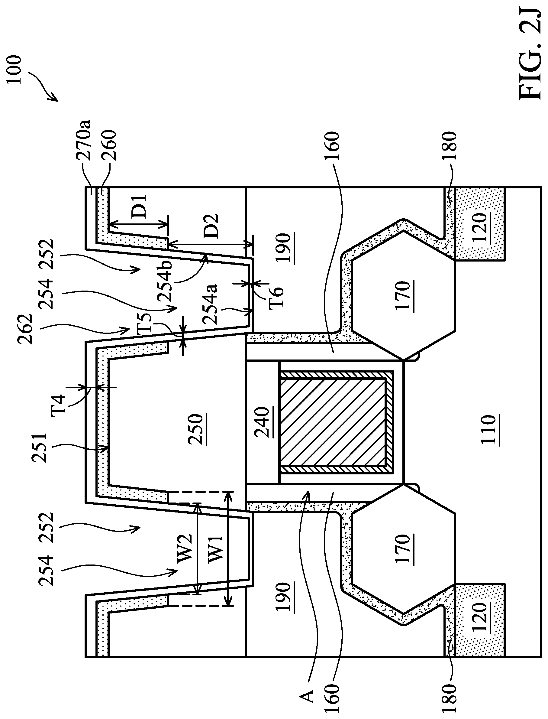 Patent US11784240 Figure 13 – Semiconductor device structure with barrier layer