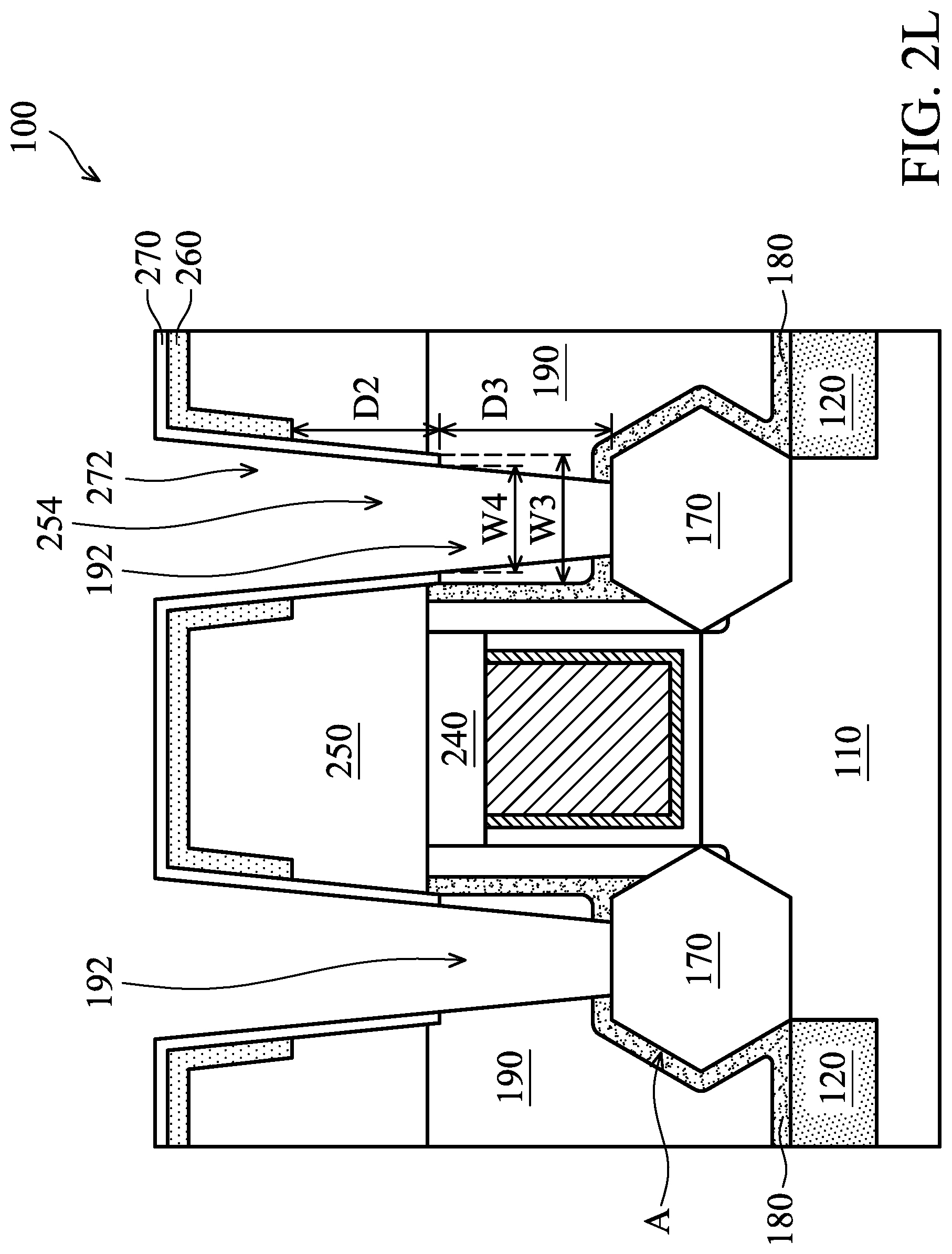 Patent US11784240 Figure 15 – Semiconductor device structure with barrier layer
