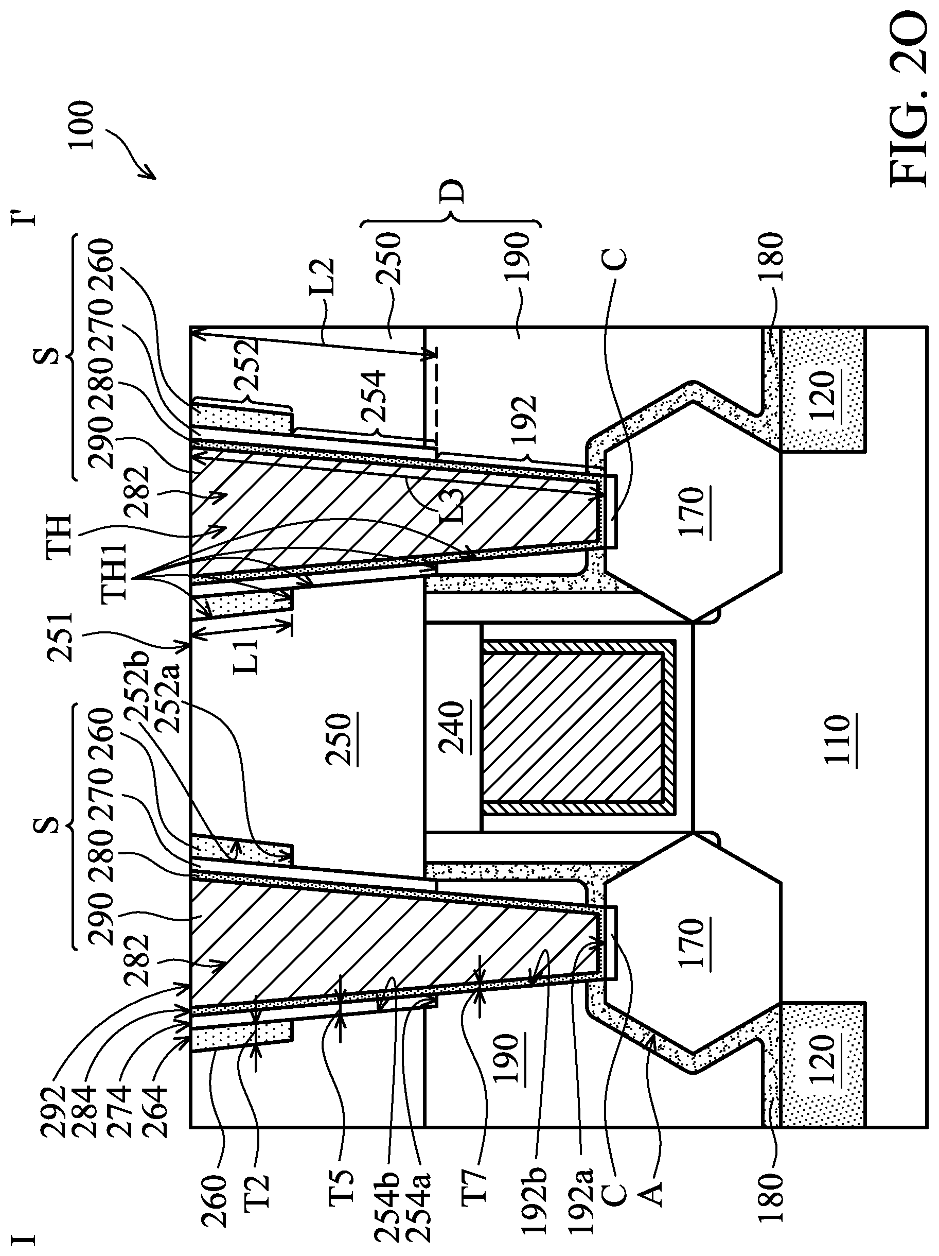 Patent US11784240 Figure 18 – Semiconductor device structure with barrier layer