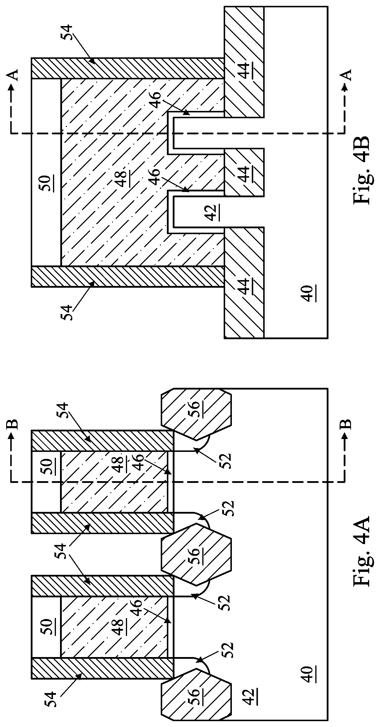 Patent US11784241 Figure 3 – Devices including gate spacer with gap or void and methods of forming the same