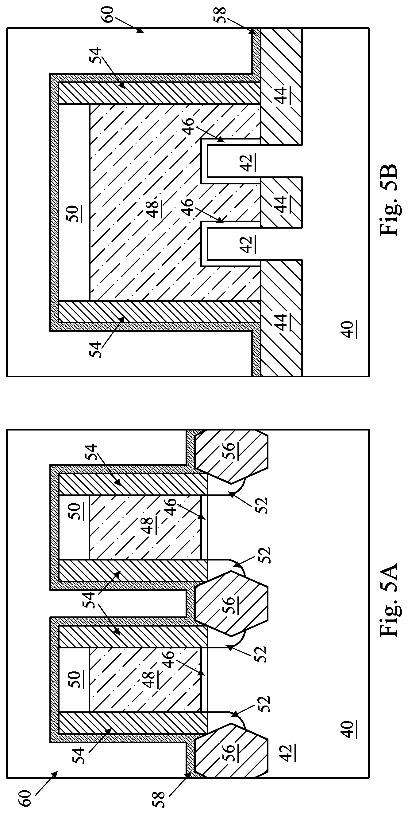 Patent US11784241 Figure 4 – Devices including gate spacer with gap or void and methods of forming the same