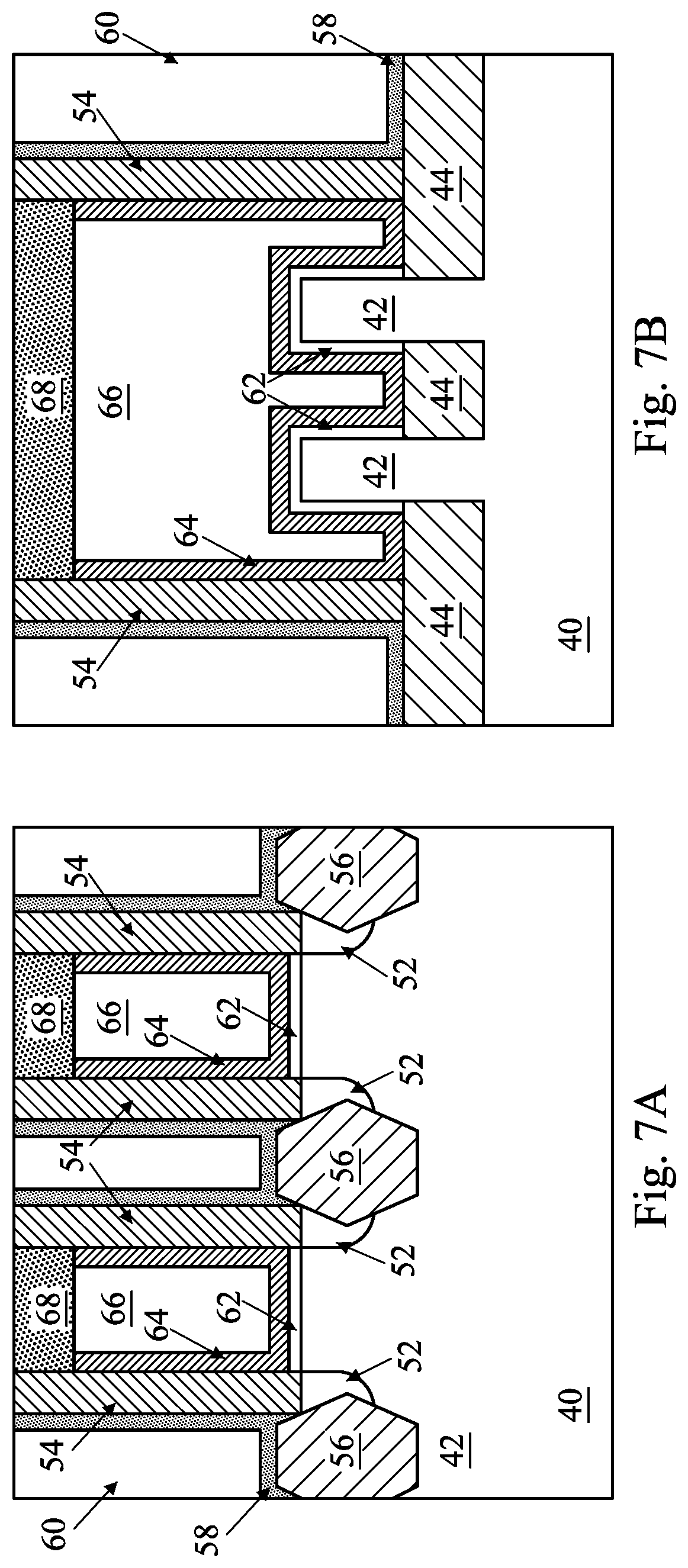 Patent US11784241 Figure 6 – Devices including gate spacer with gap or void and methods of forming the same