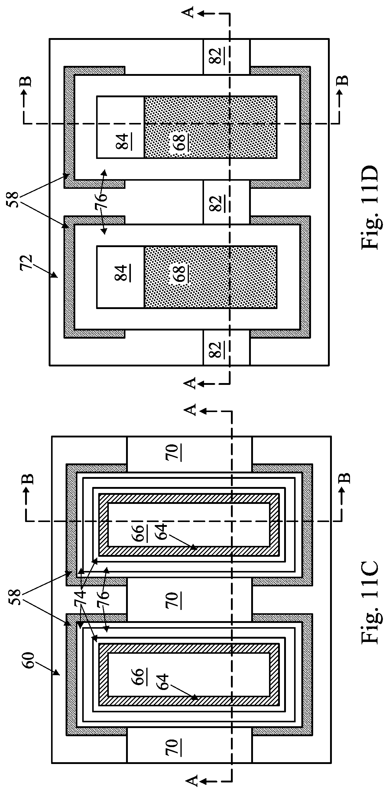 Patent US11784241 Figure 11 – Devices including gate spacer with gap or void and methods of forming the same