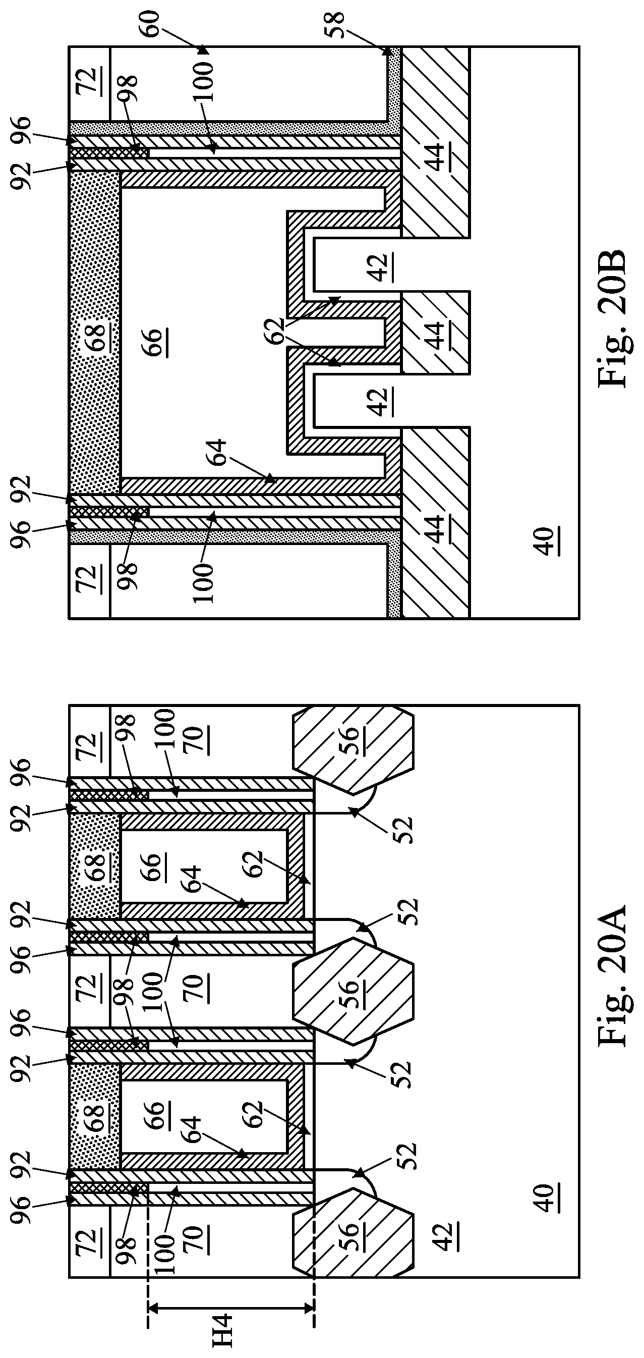 Patent US11784241 Figure 20 – Devices including gate spacer with gap or void and methods of forming the same