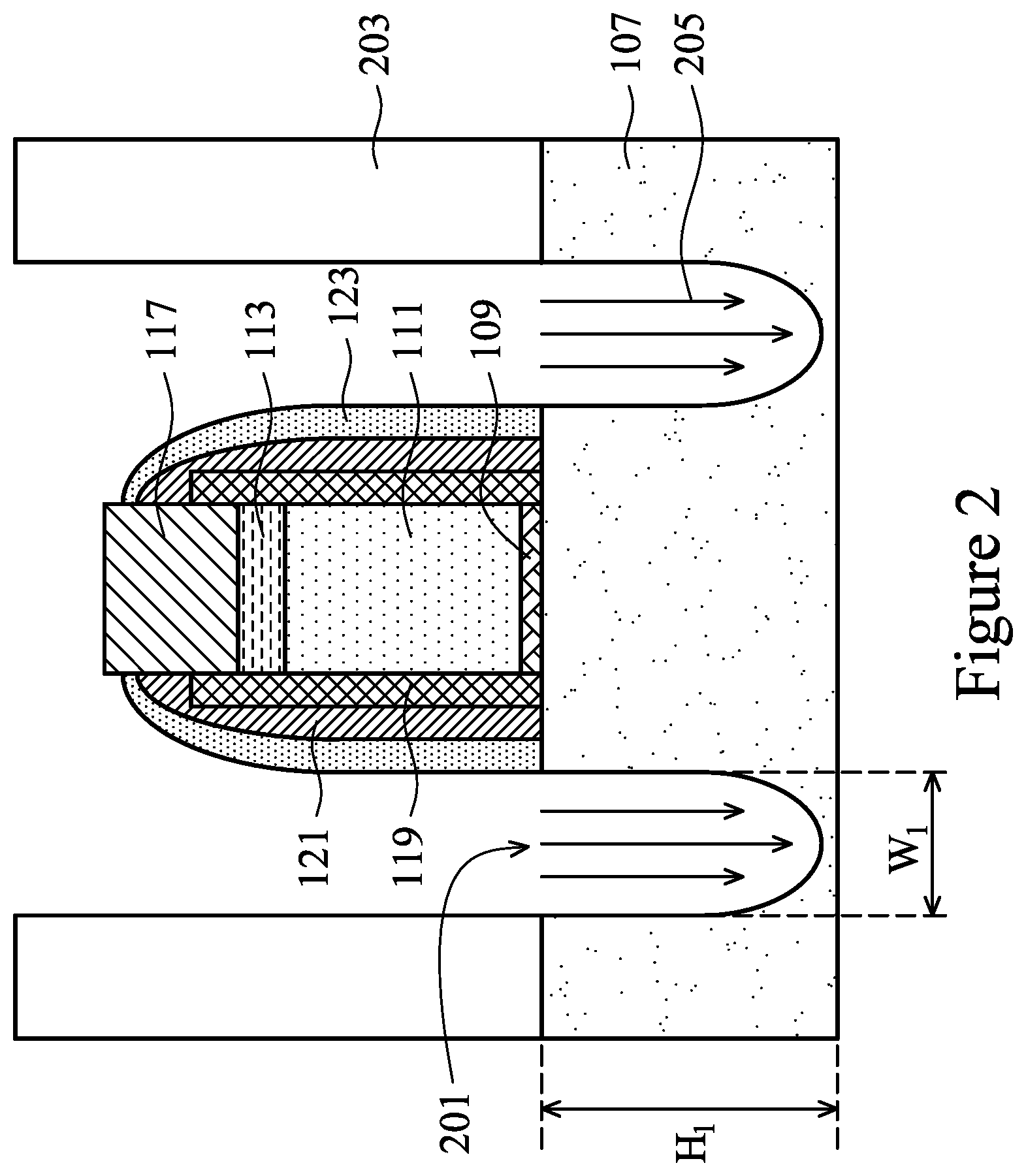 Patent US11784242 Figure 3 – Semiconductor device and method