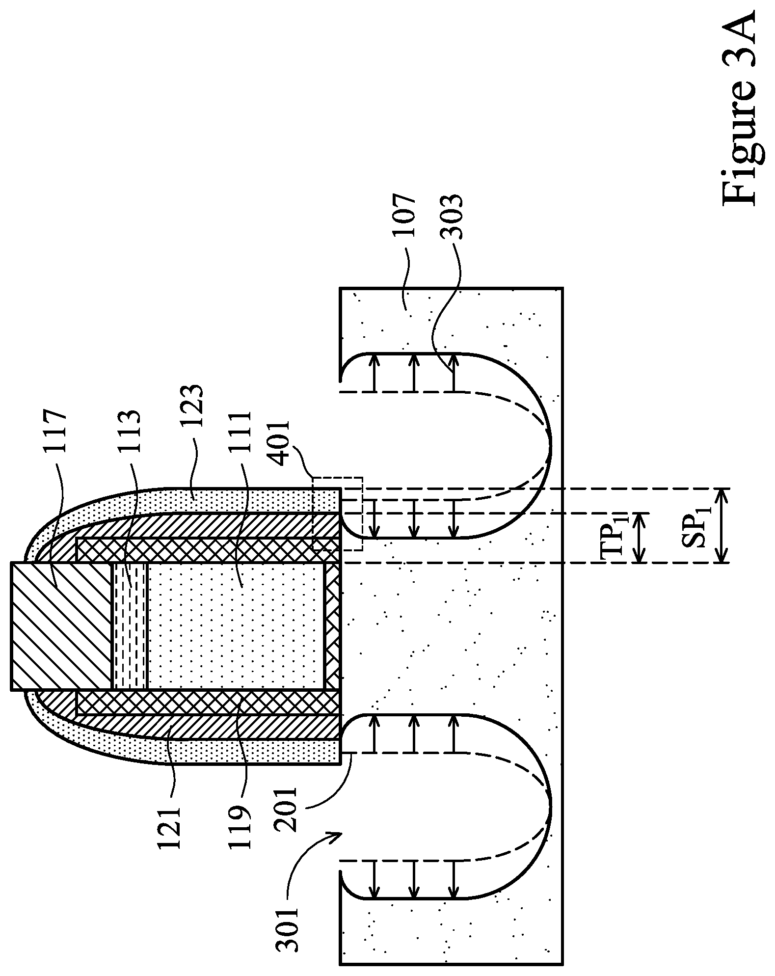 Patent US11784242 Figure 4 – Semiconductor device and method