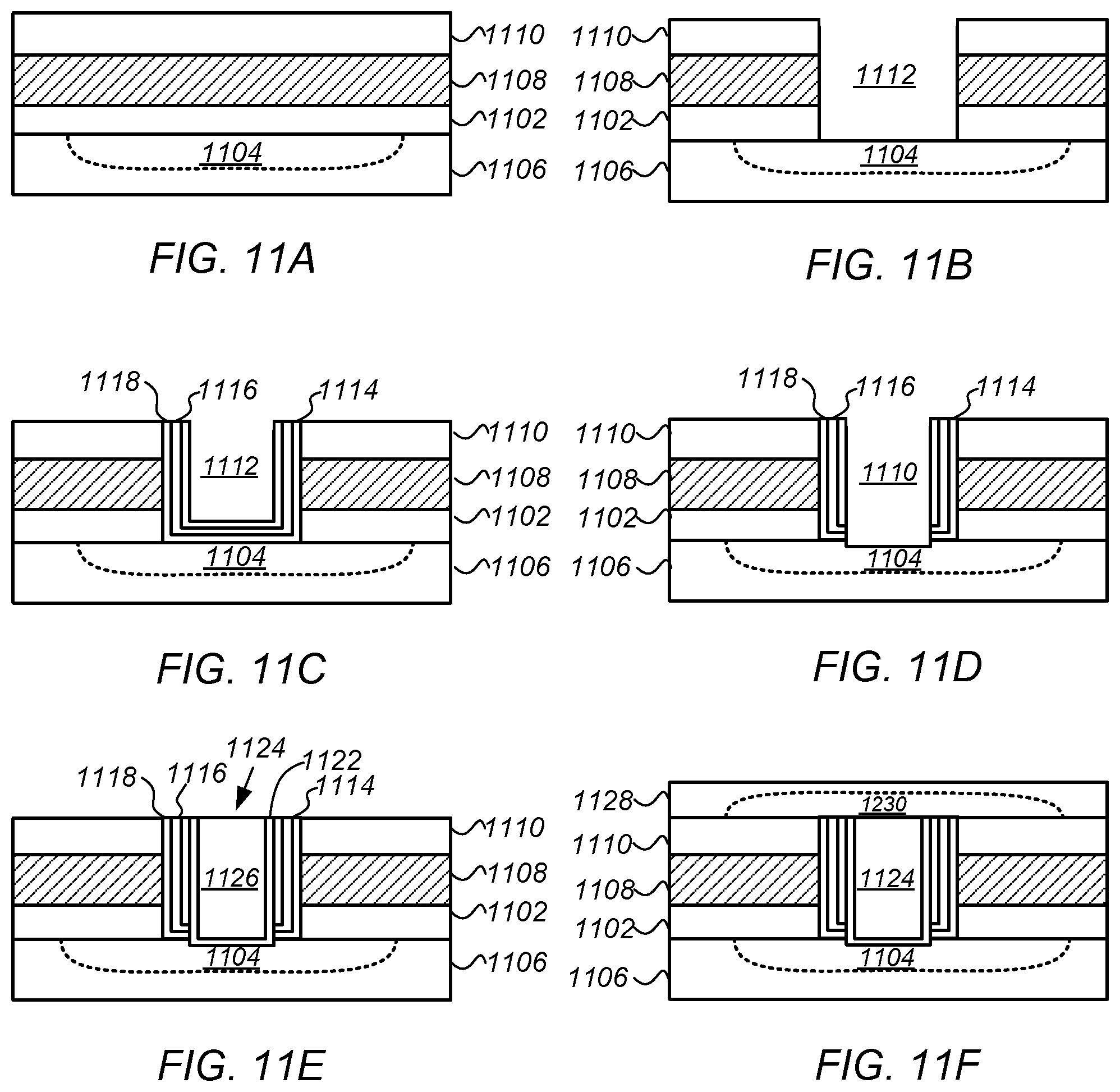 Patent US11784243 Figure 11 – Oxide-nitride-oxide stack having multiple oxynitride layers
