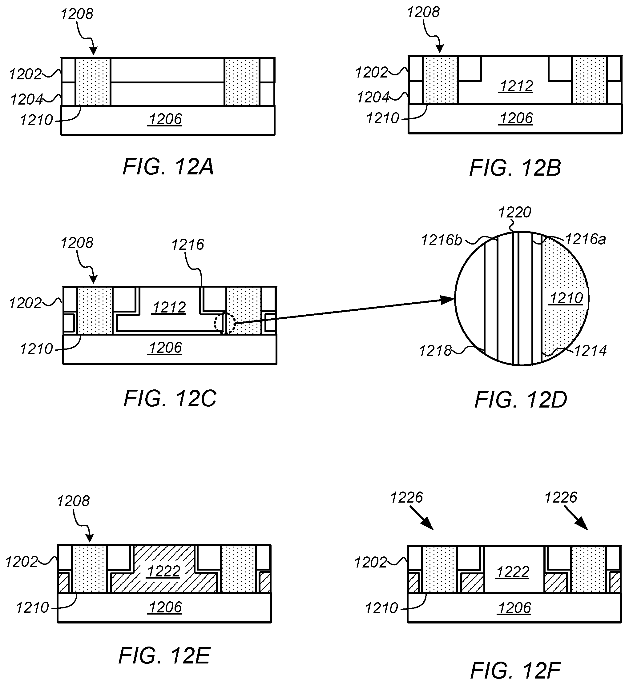 Patent US11784243 Figure 12 – Oxide-nitride-oxide stack having multiple oxynitride layers