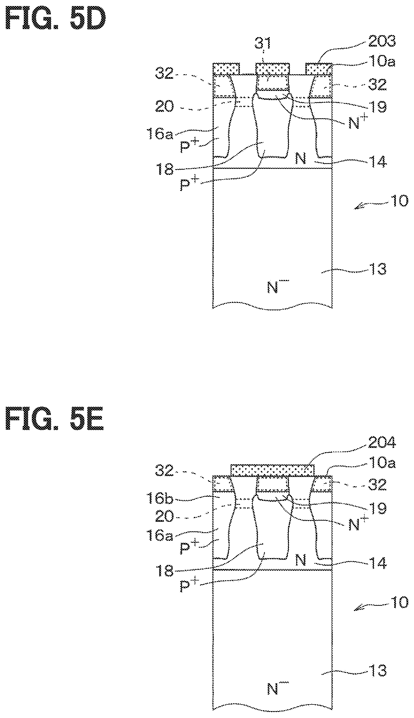 Patent US11784244 Figure 5 – Method for manufacturing semiconductor device having JFET