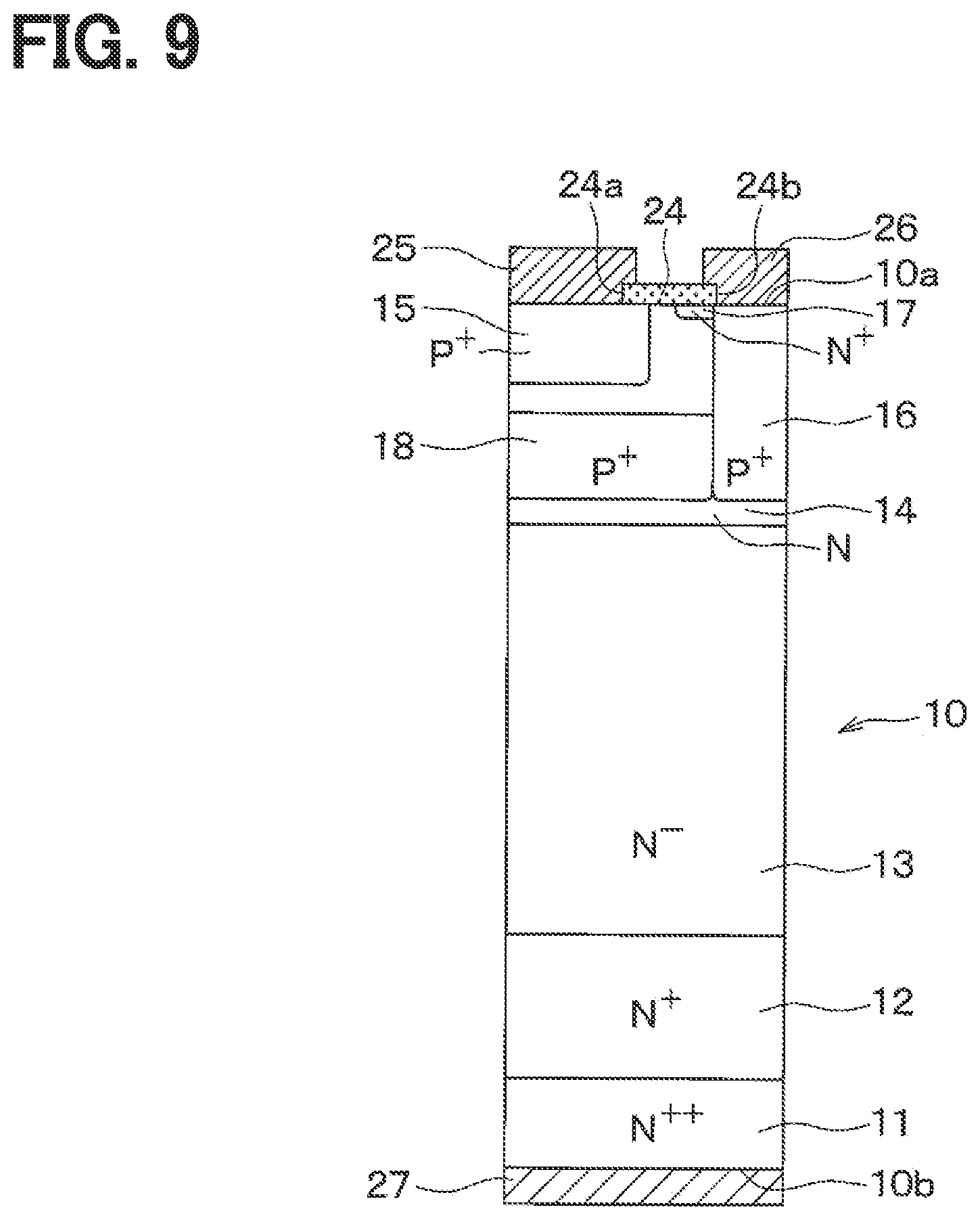 Patent US11784244 Figure 11 – Method for manufacturing semiconductor device having JFET