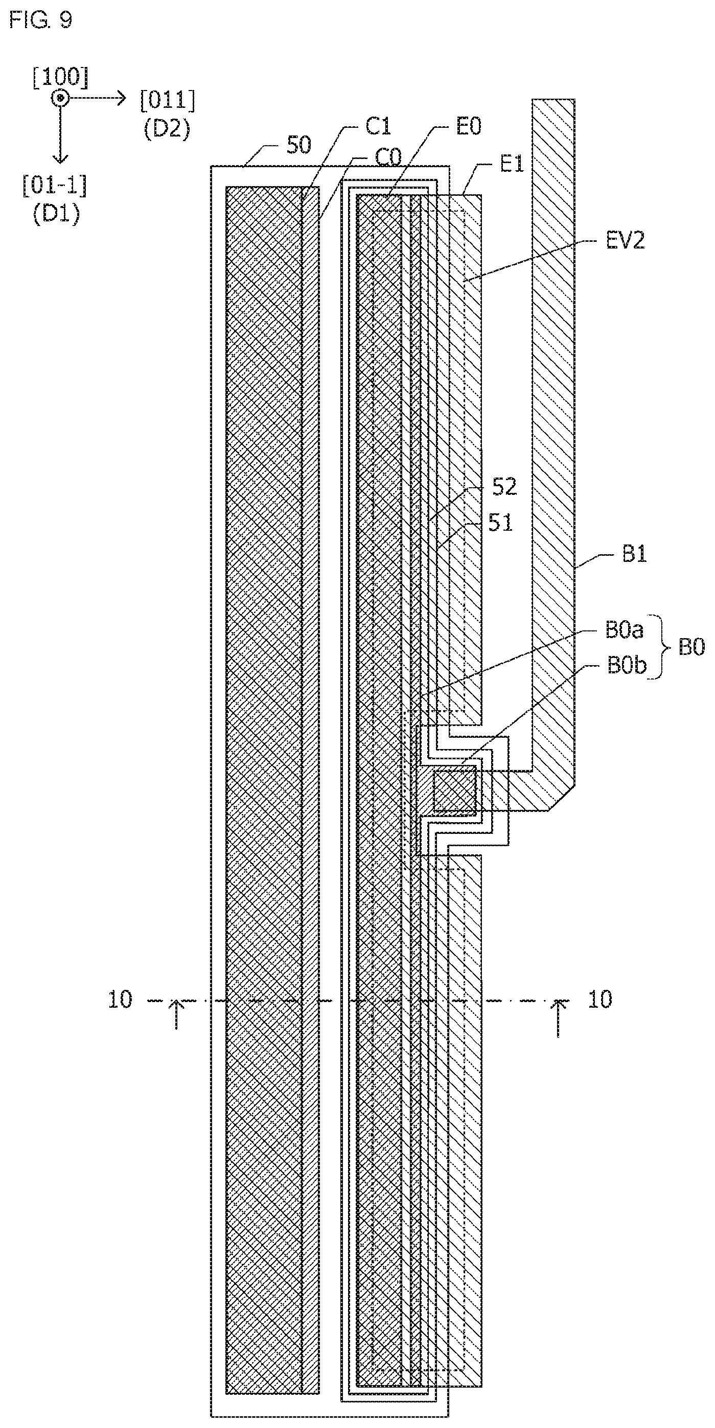 Patent US11784245 Figure 9 – Semiconductor device