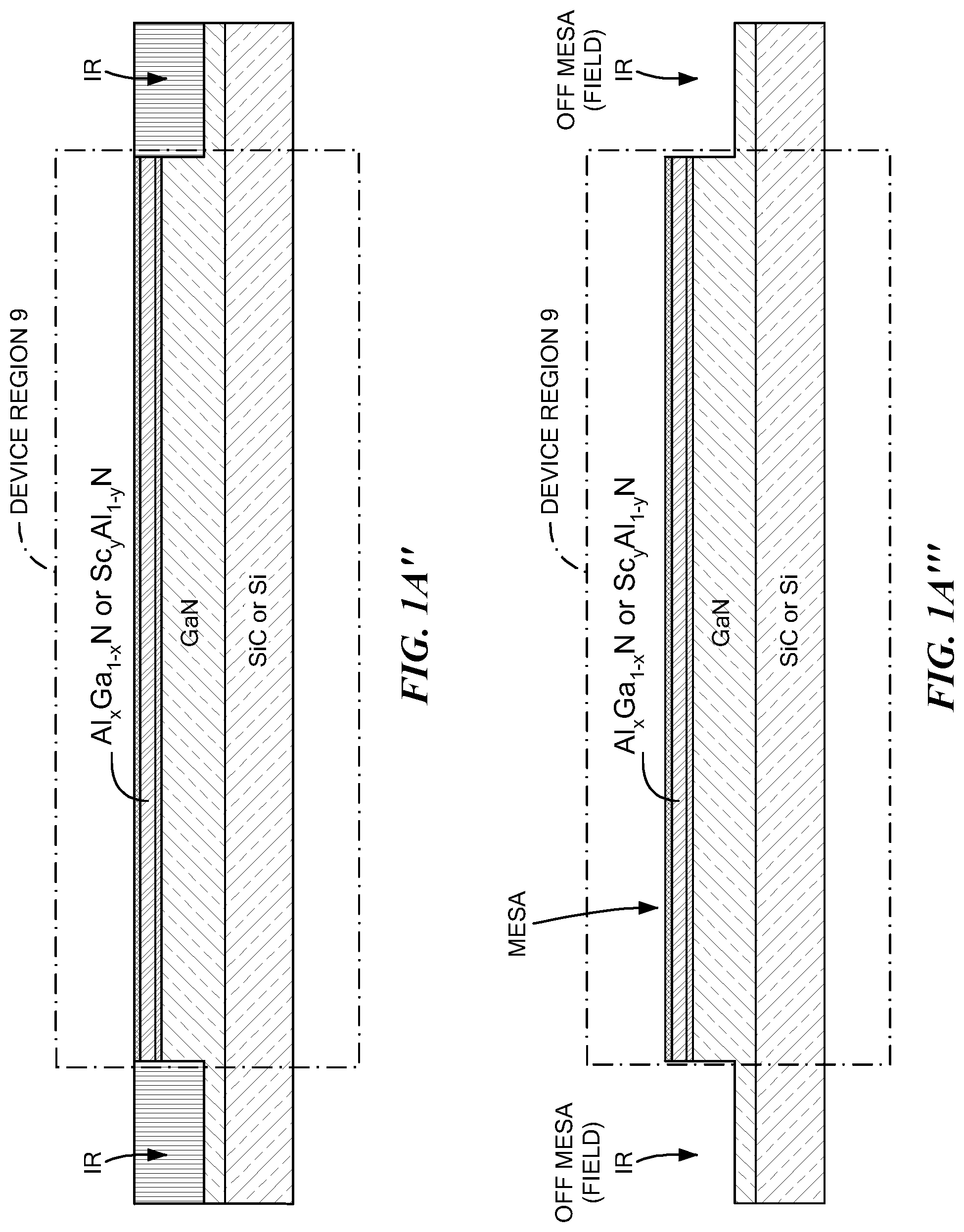 Patent US11784248 Figure 3 – Group III-V semiconductor structures having crystalline regrowth layers and methods for forming such structures