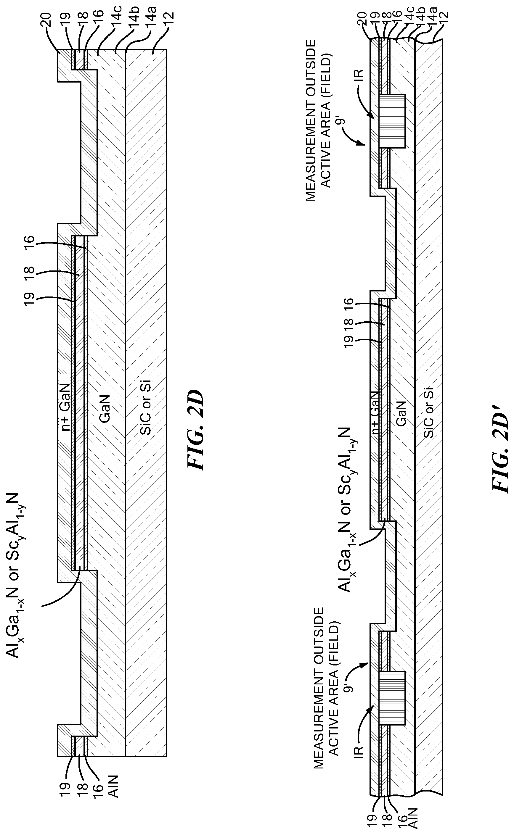 Patent US11784248 Figure 7 – Group III-V semiconductor structures having crystalline regrowth layers and methods for forming such structures