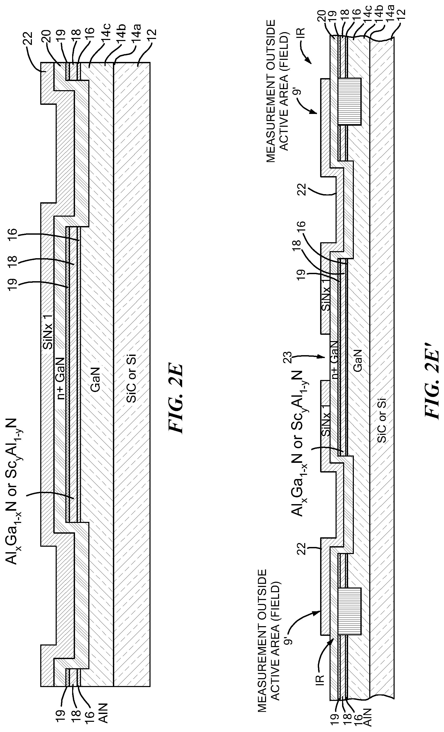 Patent US11784248 Figure 8 – Group III-V semiconductor structures having crystalline regrowth layers and methods for forming such structures
