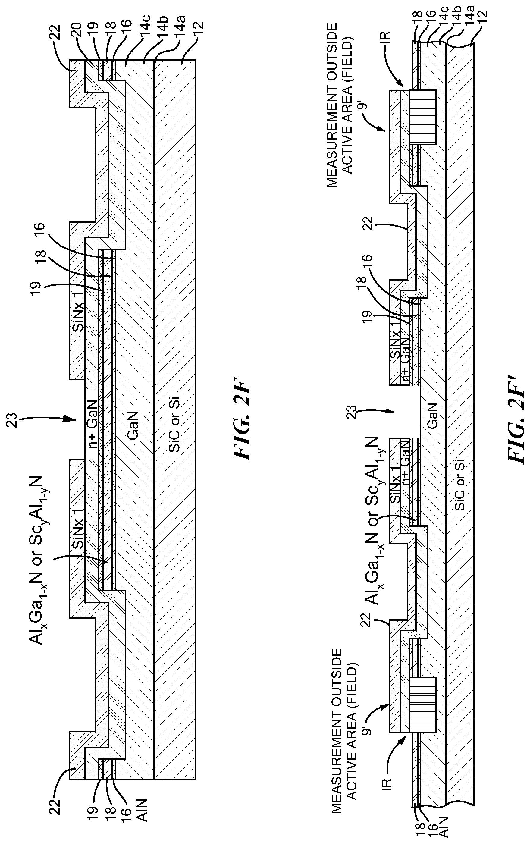 Patent US11784248 Figure 9 – Group III-V semiconductor structures having crystalline regrowth layers and methods for forming such structures