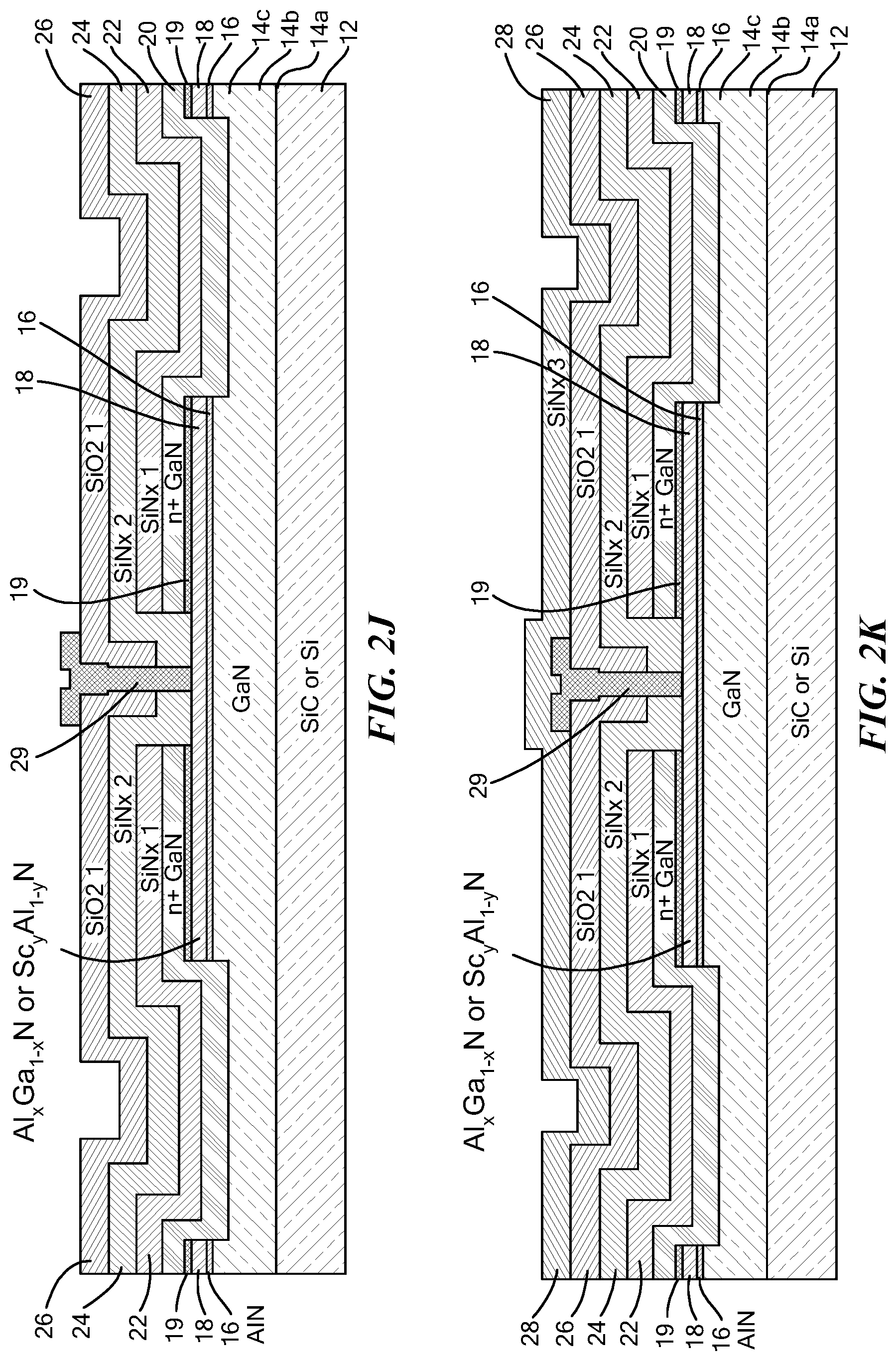 Patent US11784248 Figure 12 – Group III-V semiconductor structures having crystalline regrowth layers and methods for forming such structures