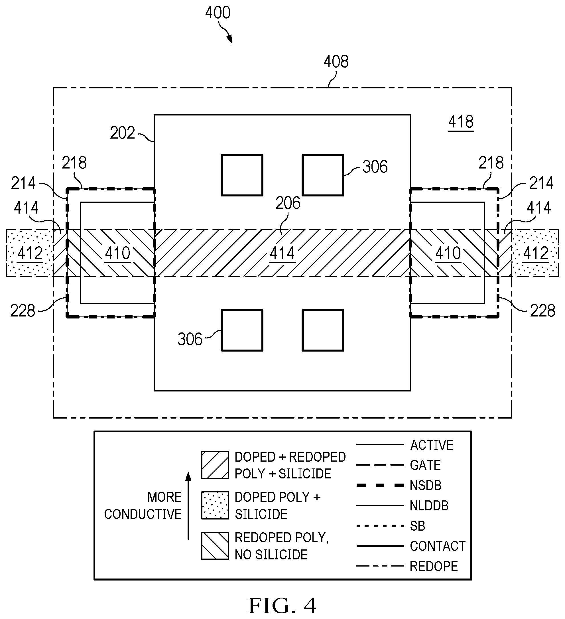 Patent US11784250 Figure 7 – Devices and methods for compact radiation-hardened integrated circuits