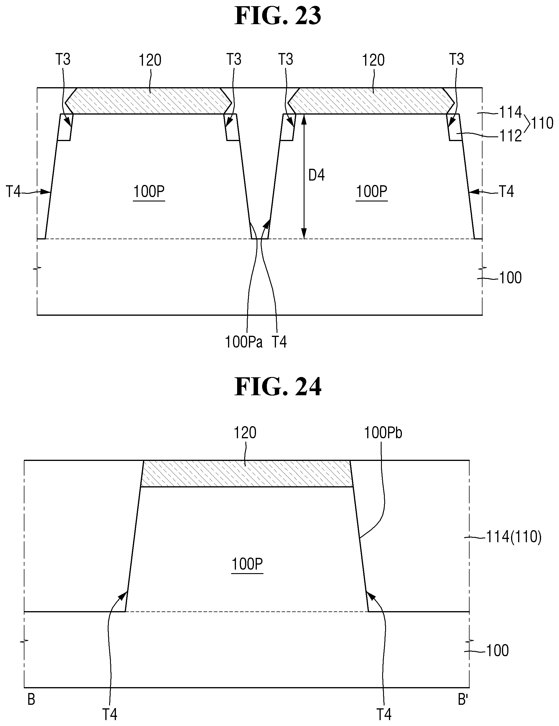 Patent US11784254 Figure 17 – Methods of forming semiconductor devices having stressed active regions therein