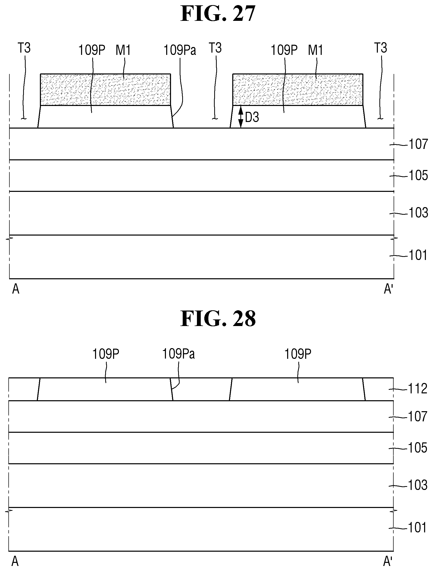 Patent US11784254 Figure 19 – Methods of forming semiconductor devices having stressed active regions therein