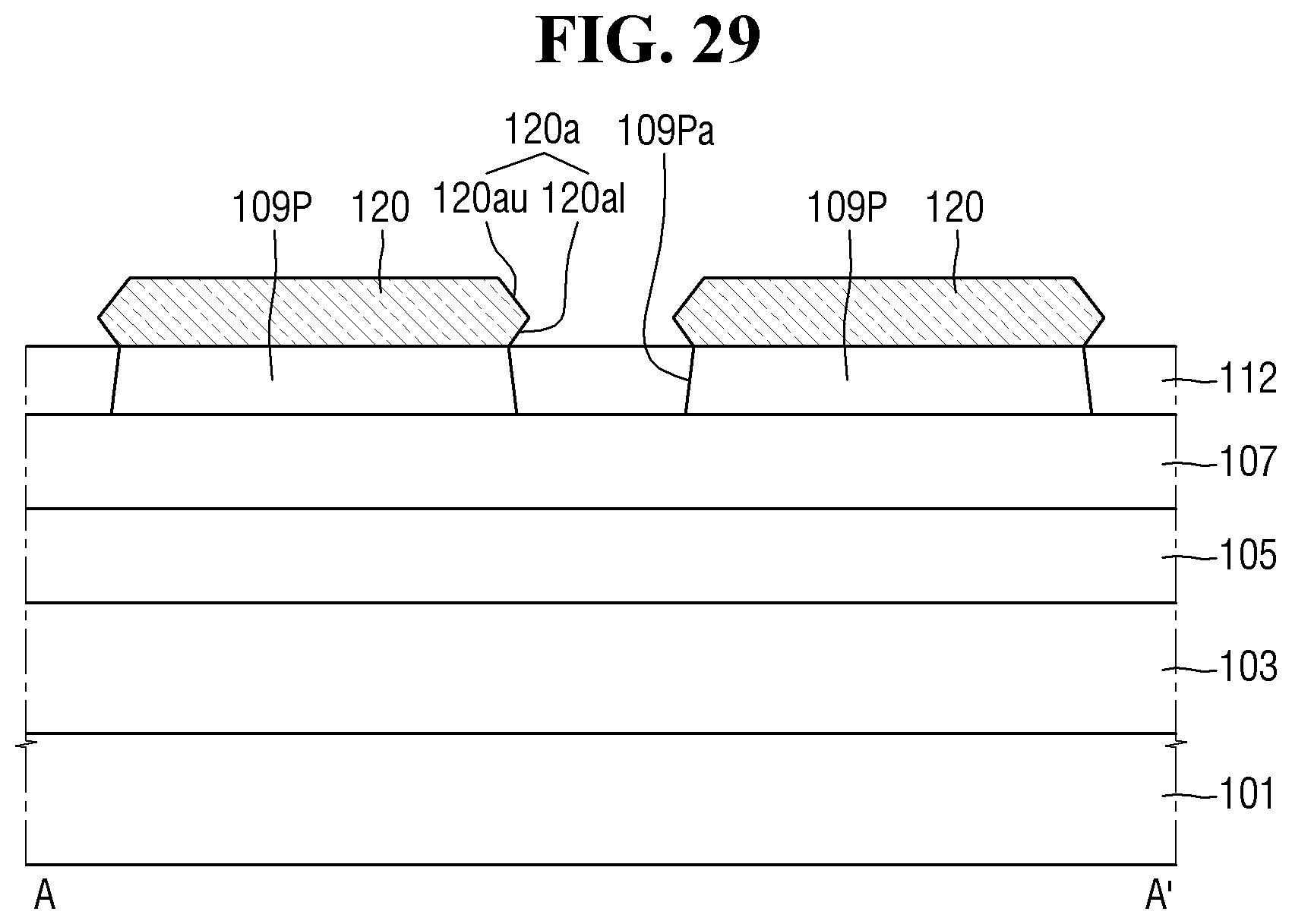 Patent US11784254 Figure 20 – Methods of forming semiconductor devices having stressed active regions therein