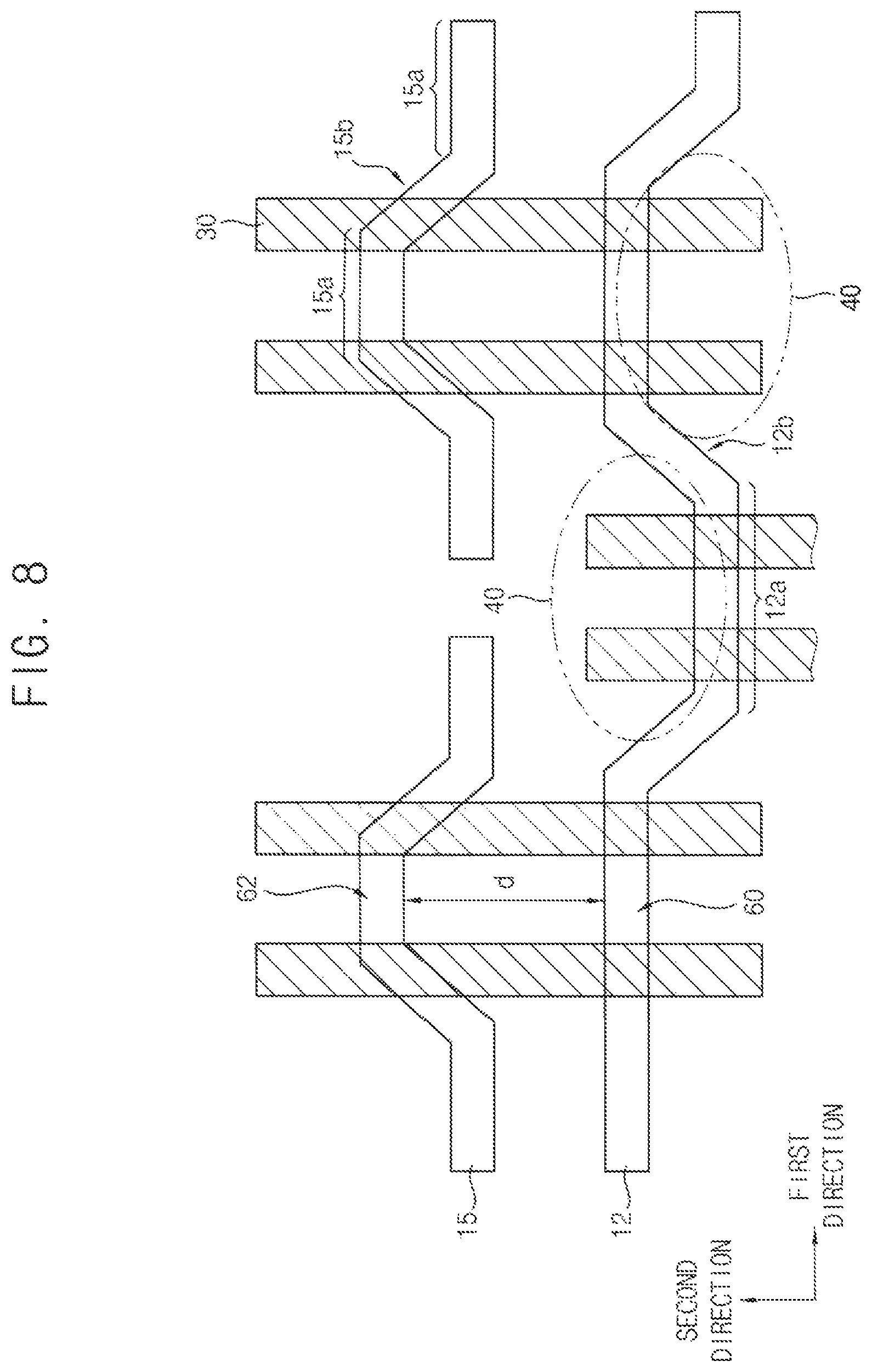Patent US11784255 Figure 8 – Semiconductor devices with bent portions