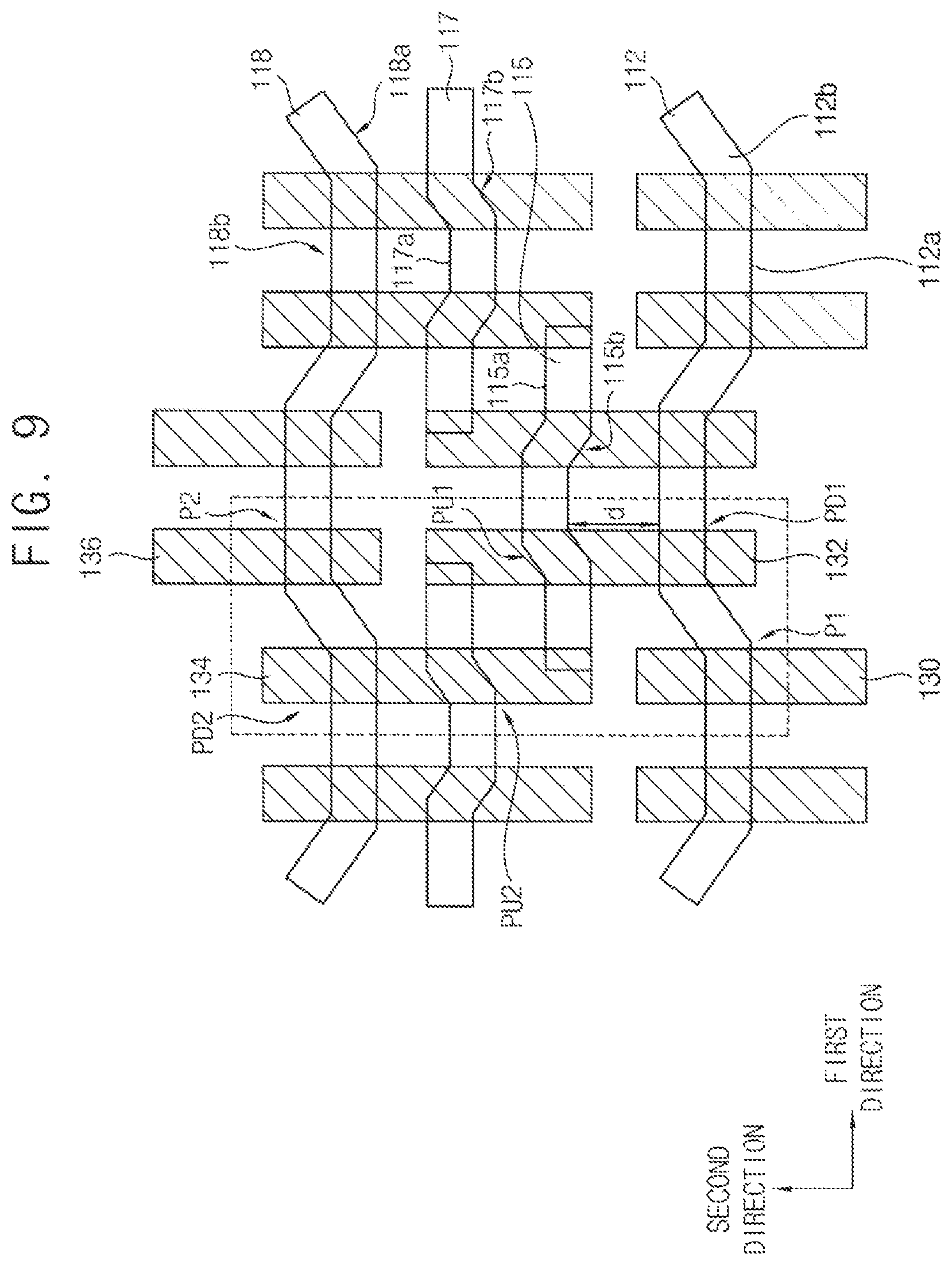 Patent US11784255 Figure 9 – Semiconductor devices with bent portions