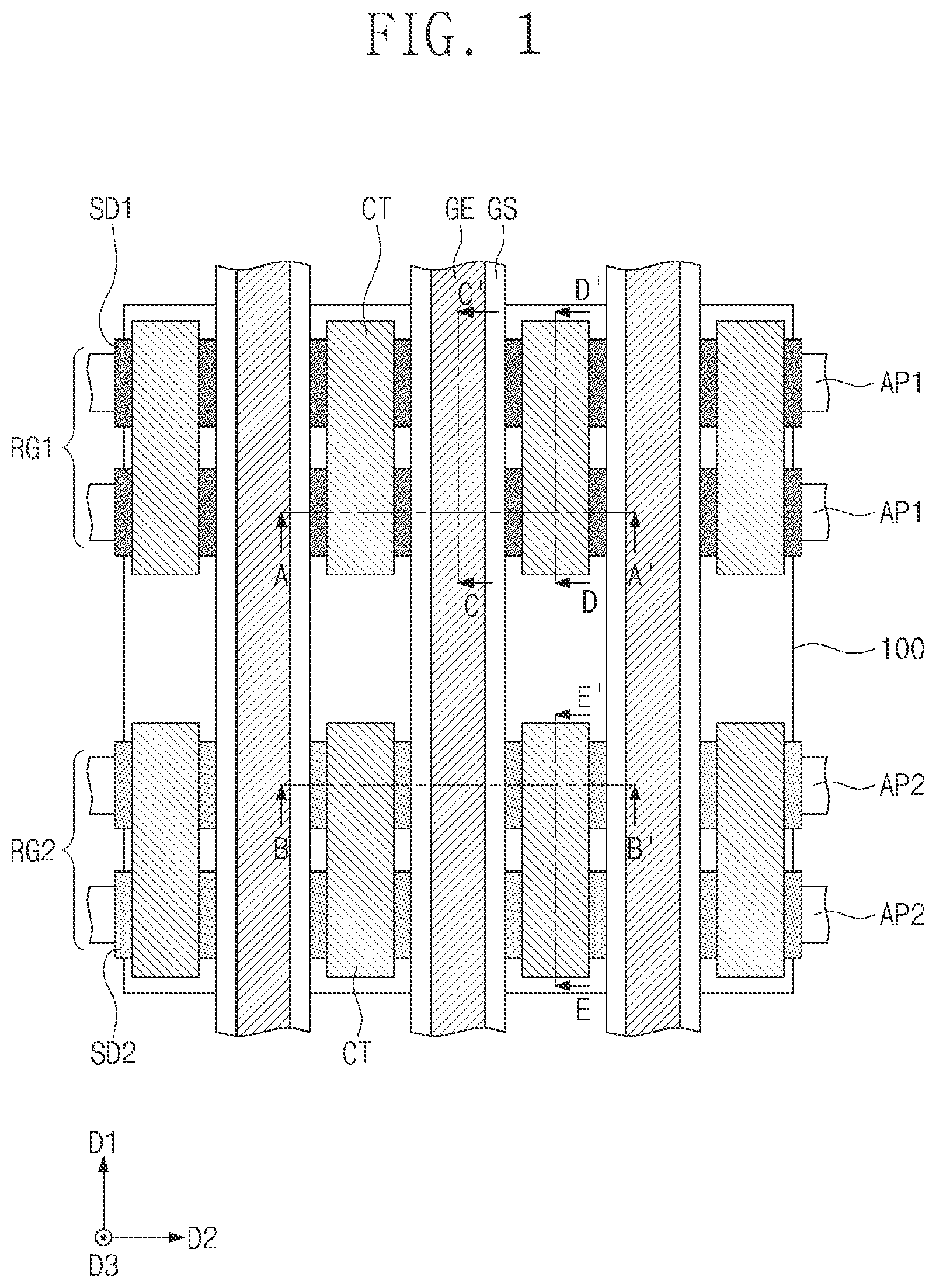 Patent US11784256 Figure 1 – Semiconductor devices