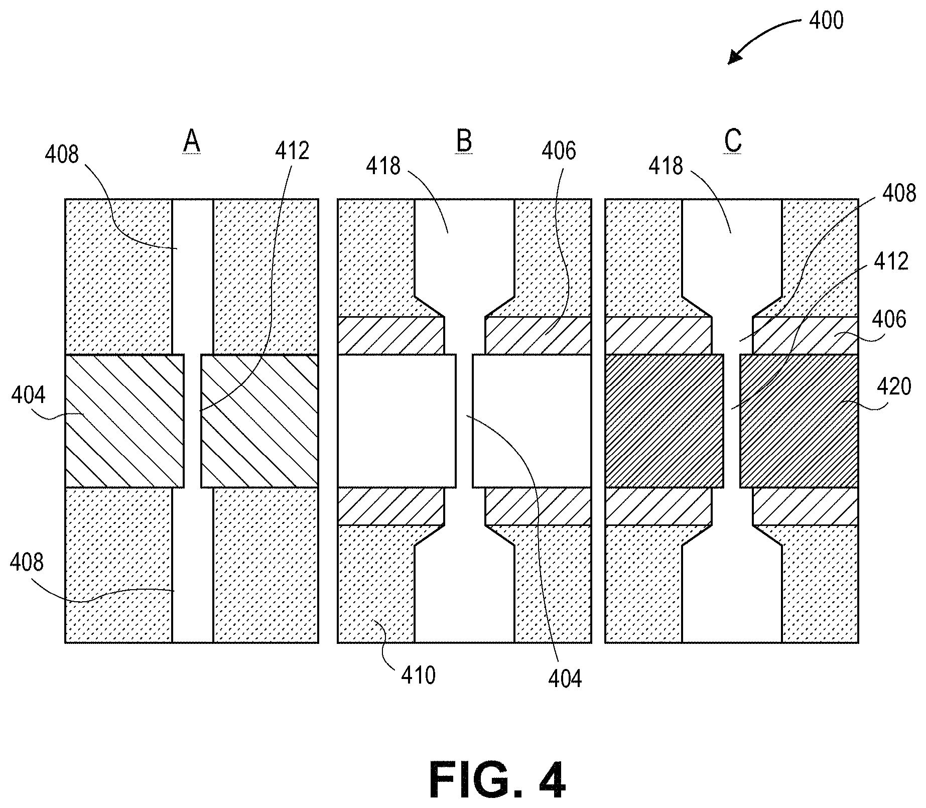 Patent US11784257 Figure 4 – Semiconductor device having a necked semiconductor body and method of forming semiconductor bodies of varying width