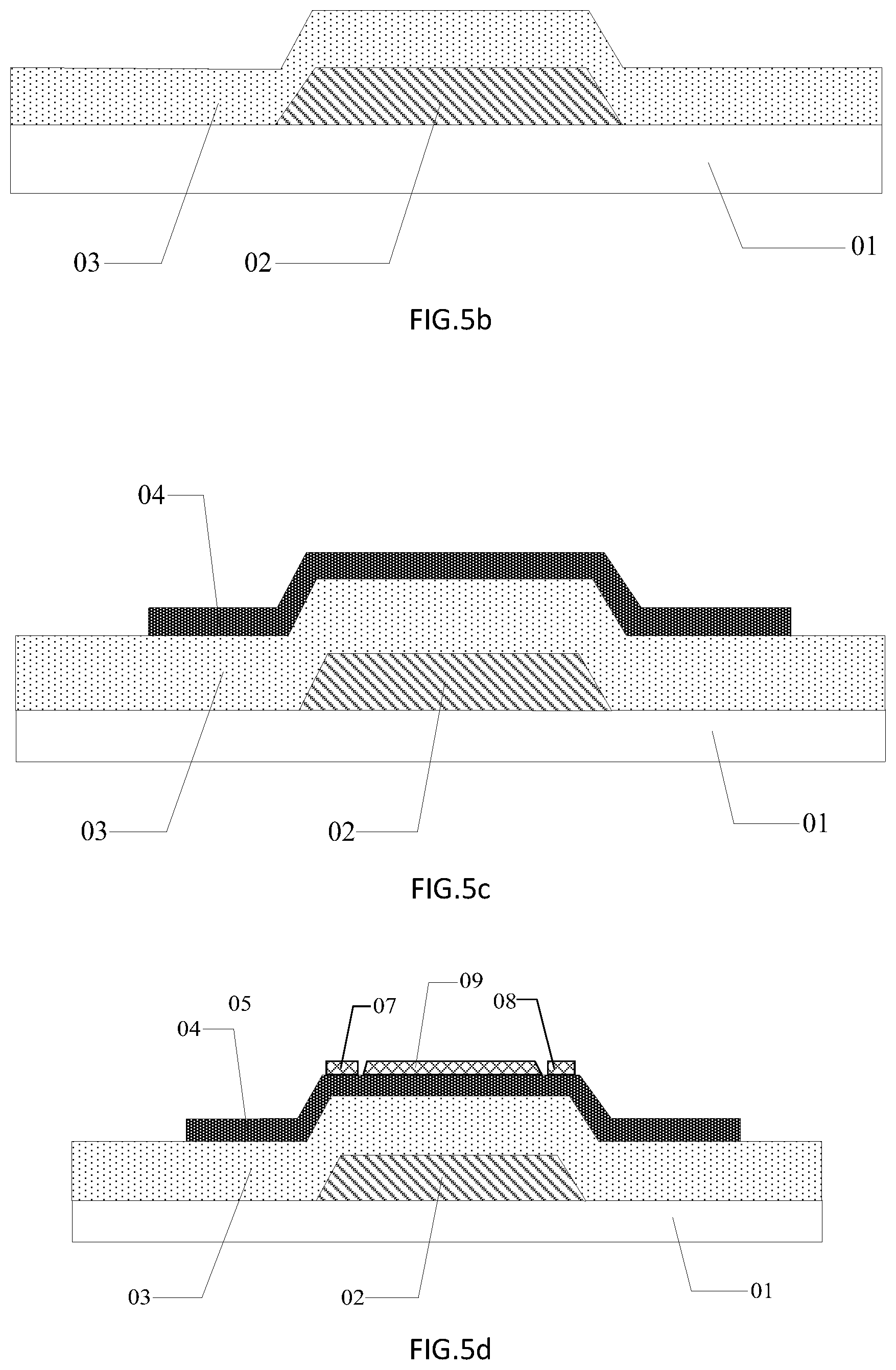 Patent US11784258 Figure 6 – Thin film transistor with insulating portion between source/drian electrode and gate insulating layer, and manufacturing method thereof