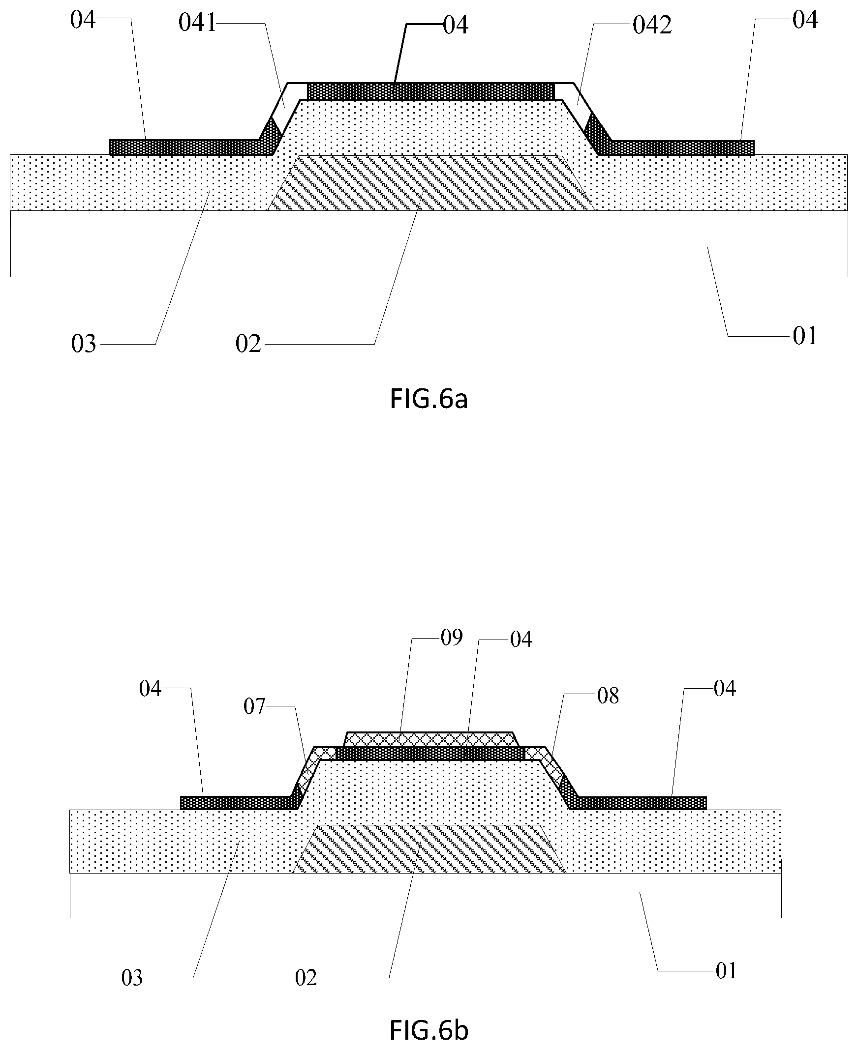 Patent US11784258 Figure 8 – Thin film transistor with insulating portion between source/drian electrode and gate insulating layer, and manufacturing method thereof