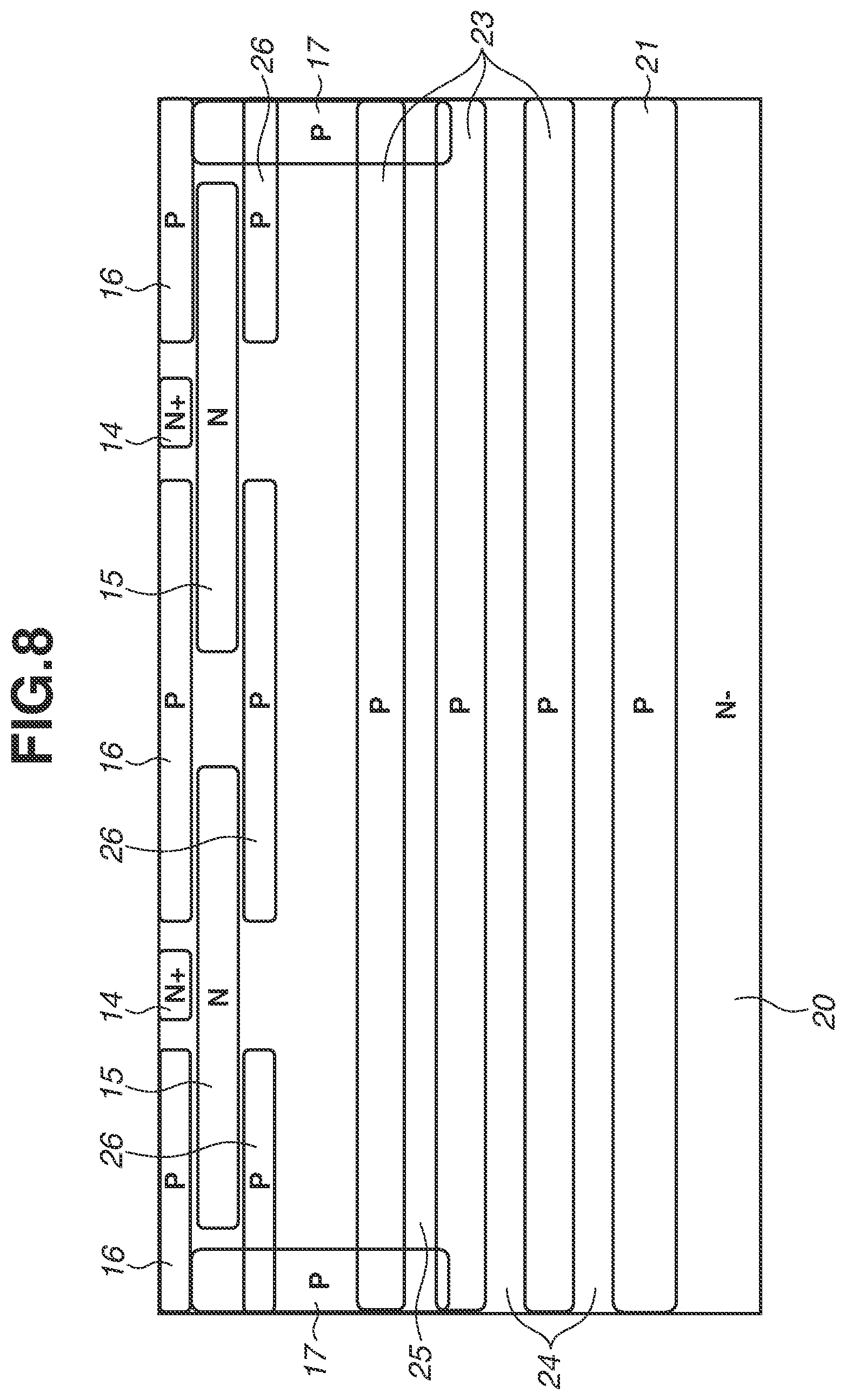 Patent US11784262 Figure 8 – Photoelectric conversion apparatus, radiation image capturing system, photoelectric conversion system, moving object