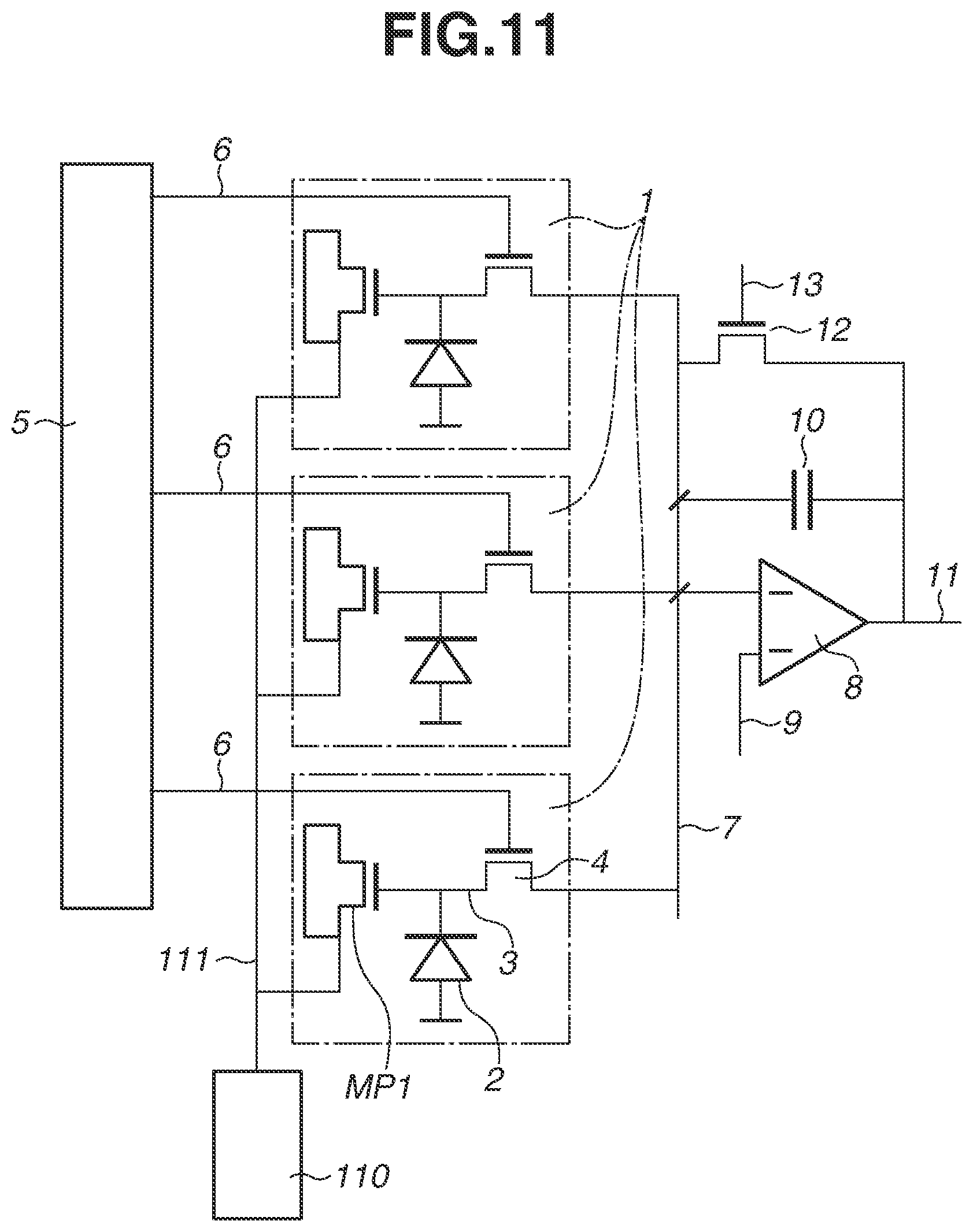 Patent US11784262 Figure 11 – Photoelectric conversion apparatus, radiation image capturing system, photoelectric conversion system, moving object