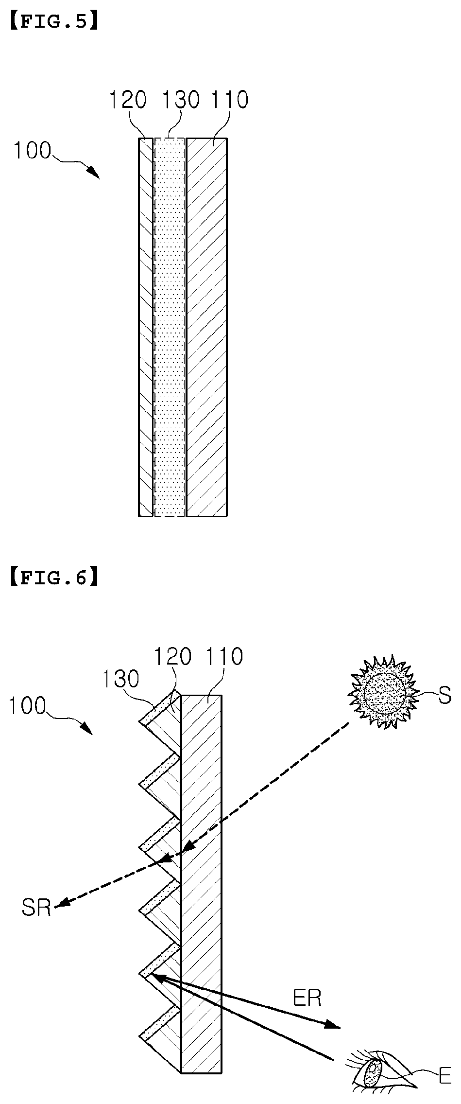 Patent US11784271 Figure 5 – Pattern-glass and solar light power generating module comprising same