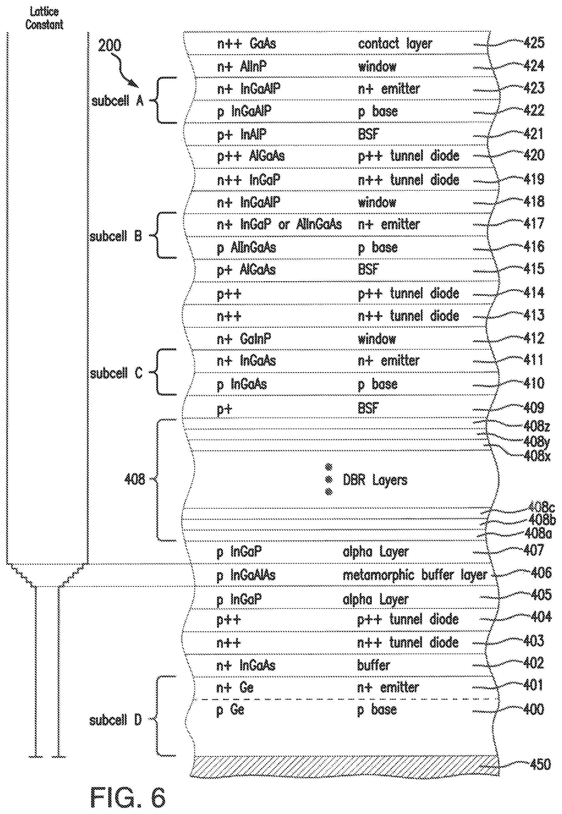 Patent US11784272 Figure 9 – Multijunction solar cell
