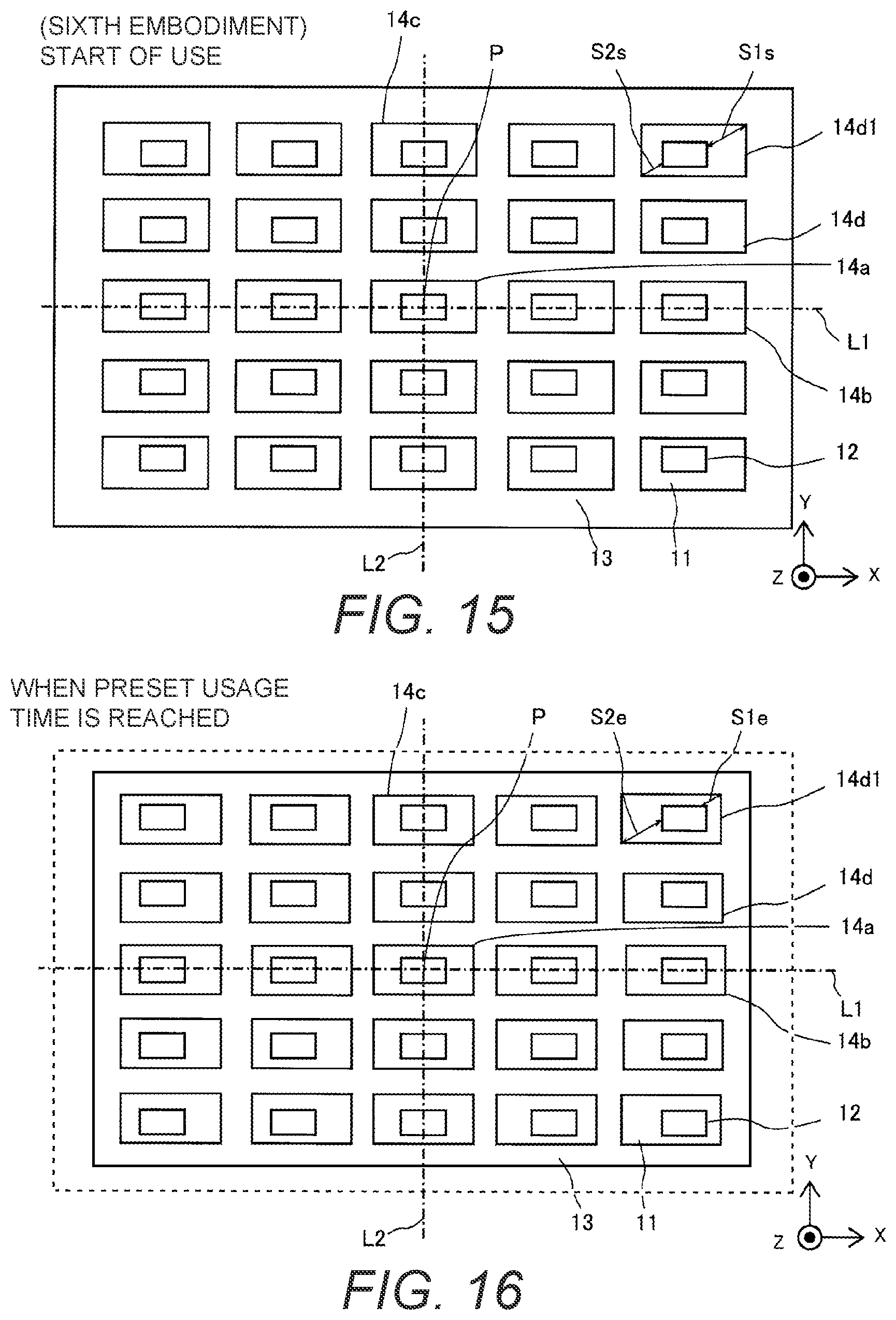 Patent US11784283 Figure 10 – Light emitting device with reflective sheet having apertures