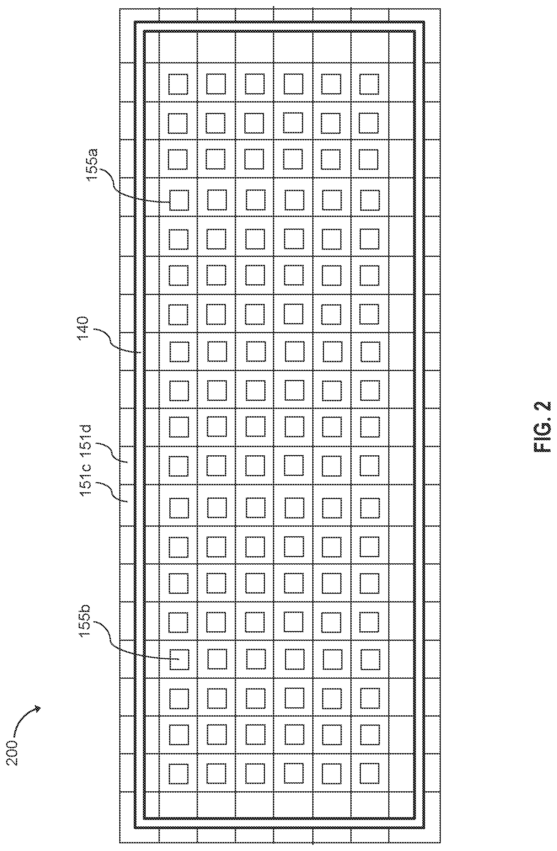 Patent US11784286 Figure 9 – Light emitting diode devices with defined hard mask opening