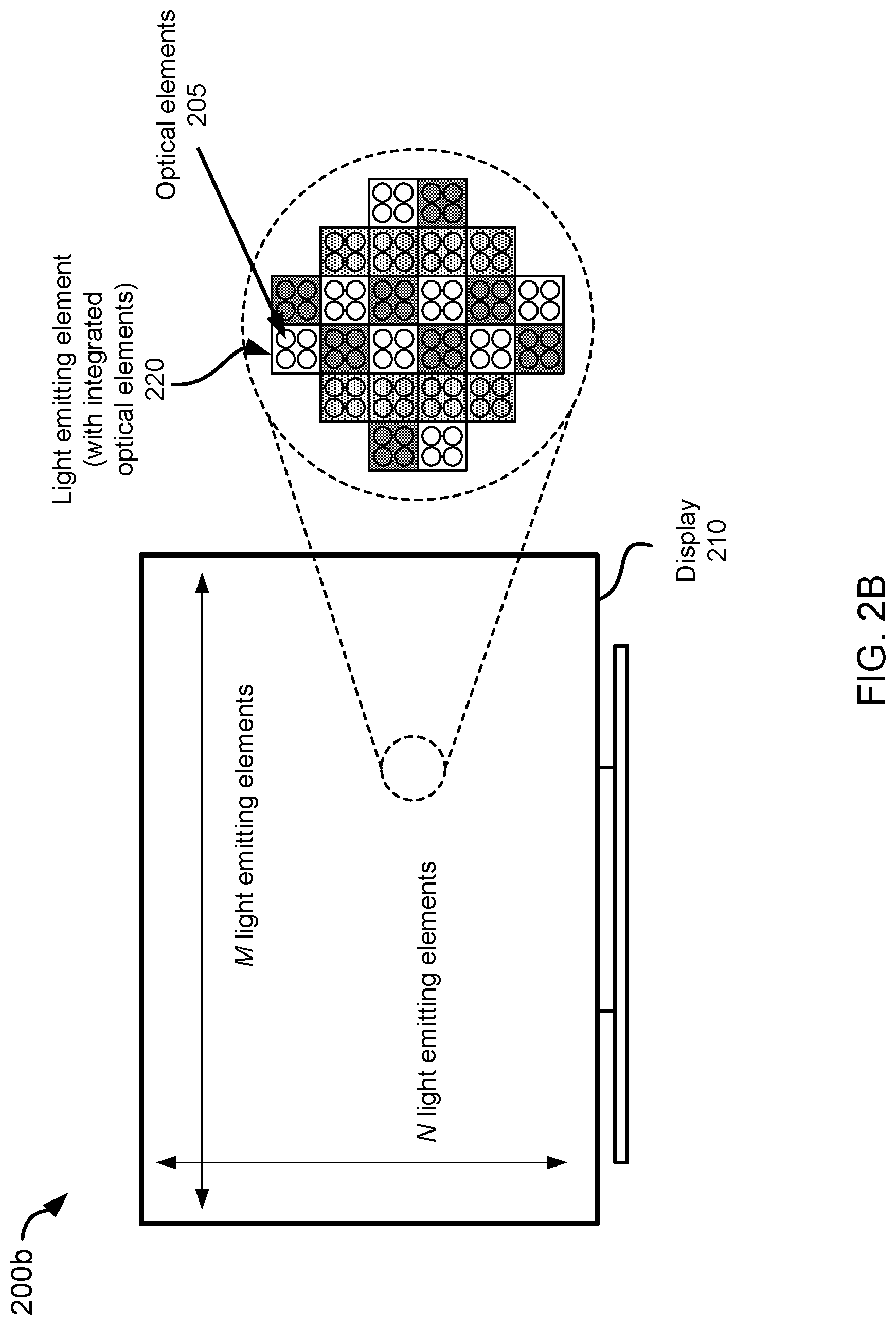 Patent US11784288 Figure 3 – Light-emitting diodes with integrated optical elements